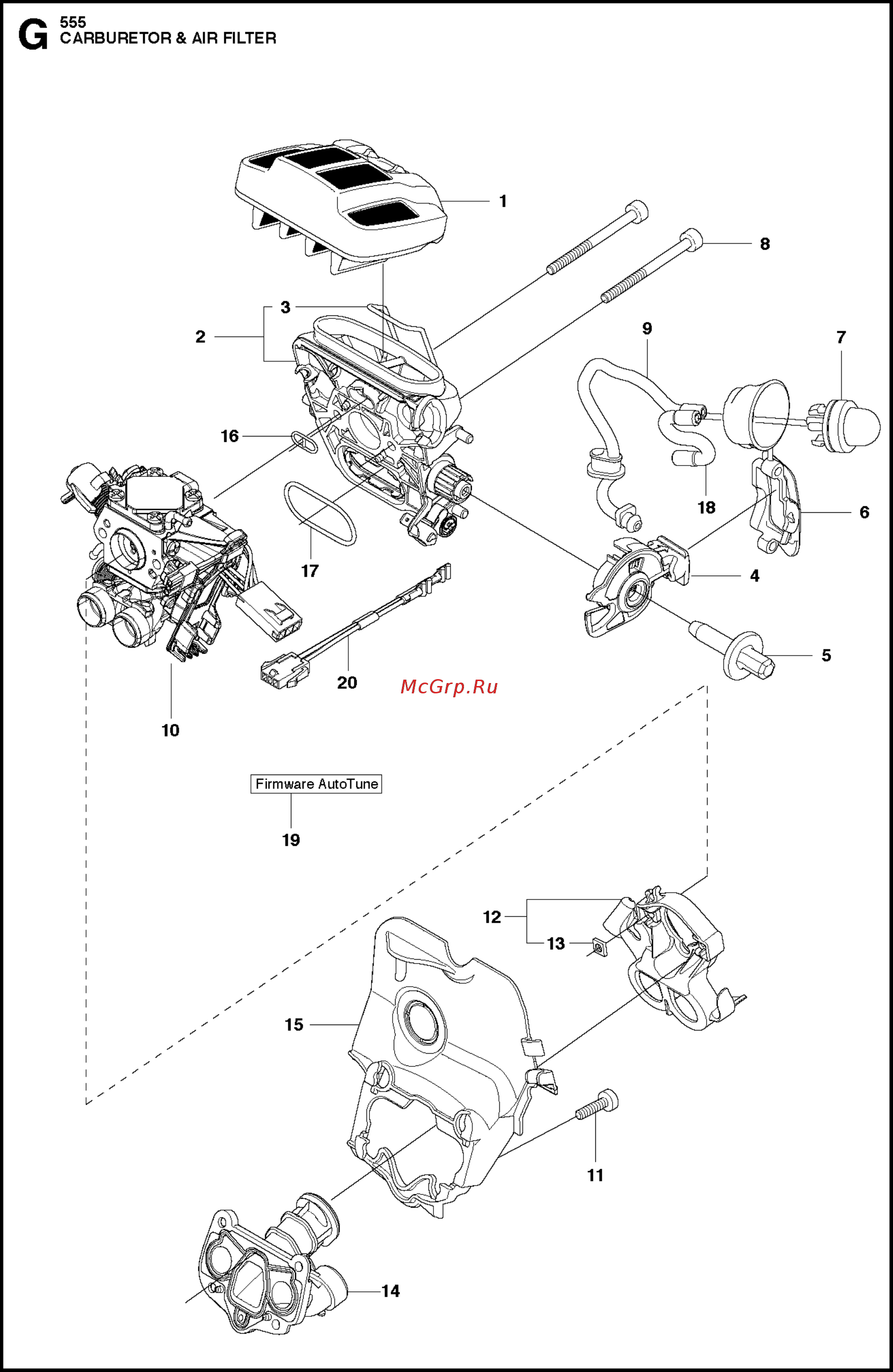 Husqvarna 555 X-TORQ (9660109-15) Инструкция по эксплуатации онлайн [4/31] 332816