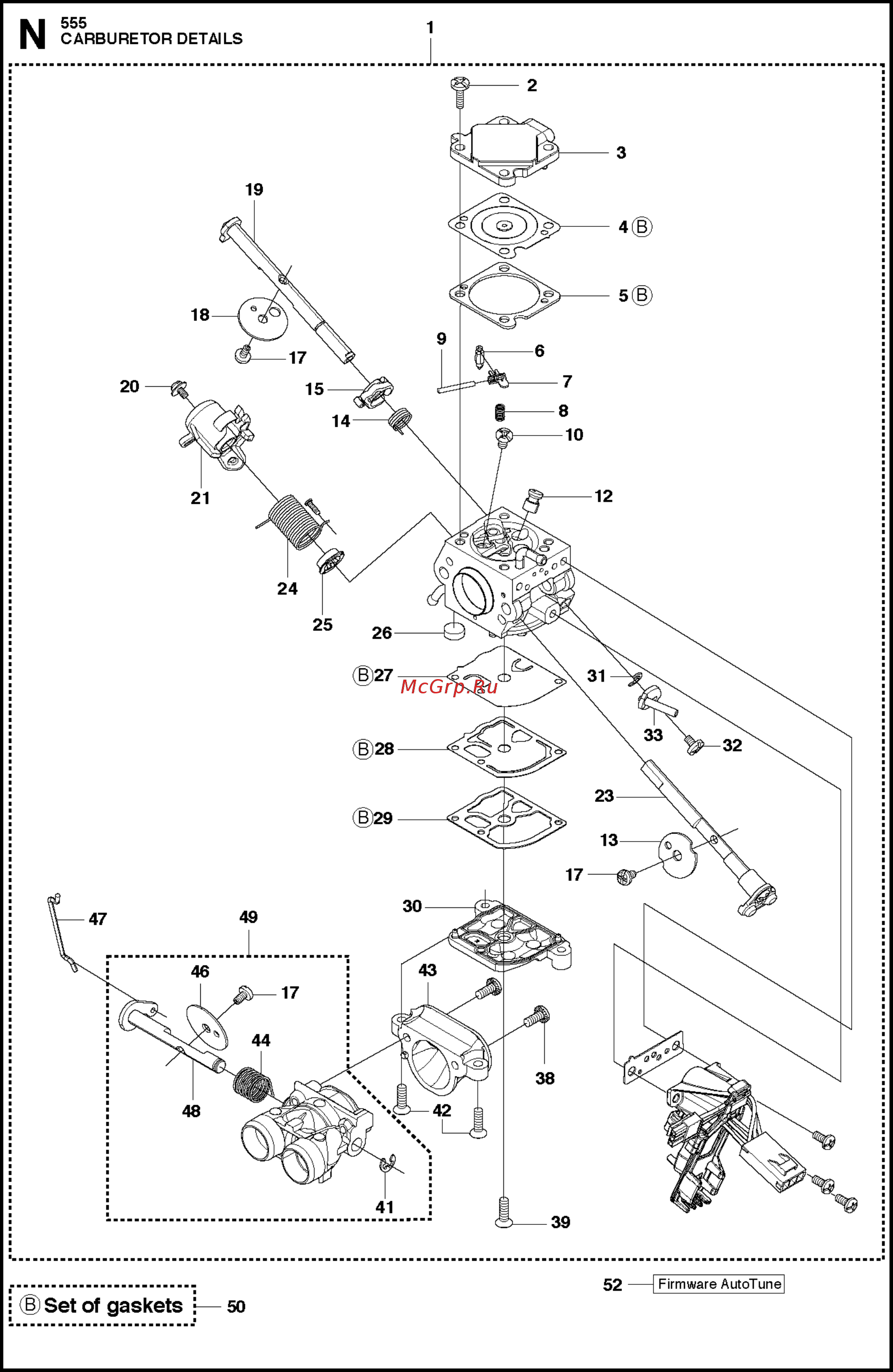 Husqvarna 555 X-TORQ (9660109-15) Инструкция по эксплуатации онлайн [6/31] 332816