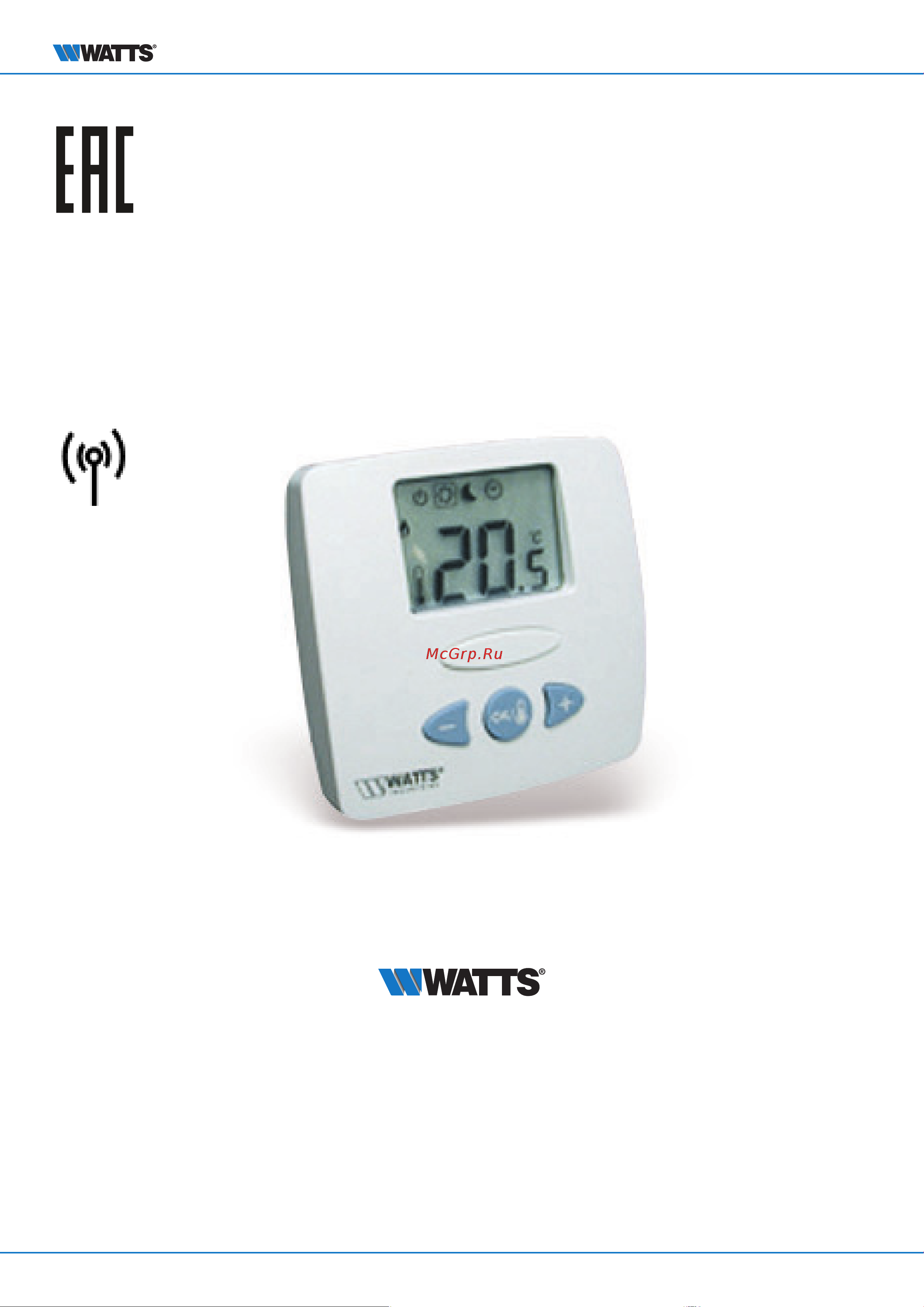 WATTS WFHT-RF LCD белый Инструкция по эксплуатации онлайн