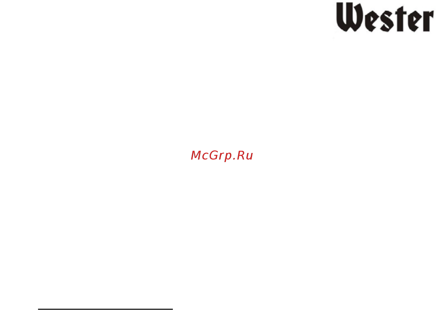 Wester TIG 200 990-088 Инструкция по эксплуатации онлайн [7/7] 333403