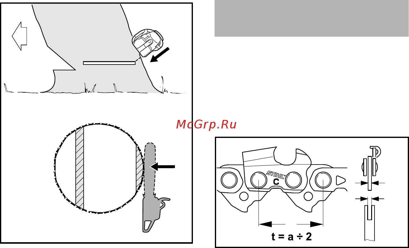 Stihl MS 211 14 [22/64] Режущая гарнитура