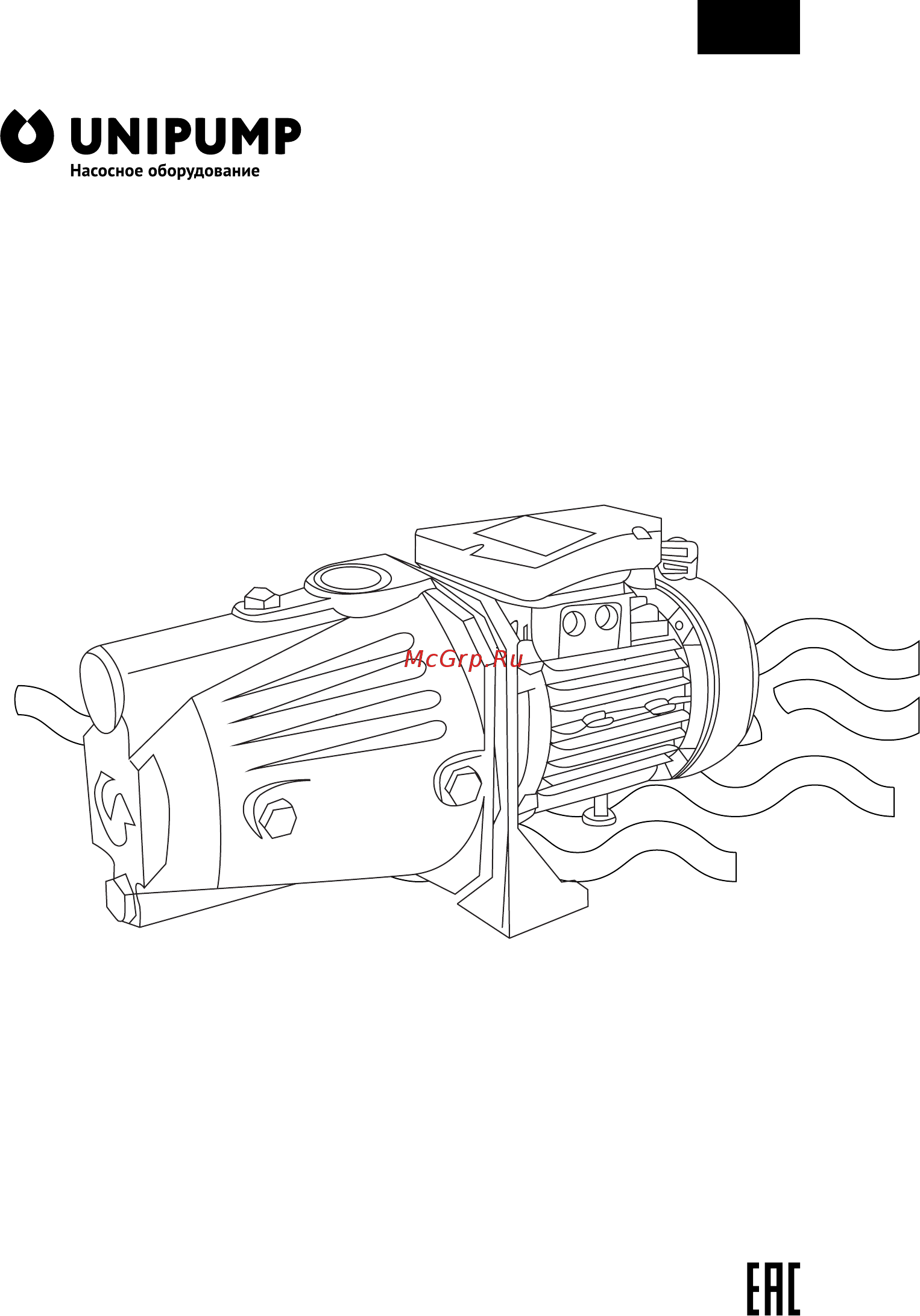 Unipump JET 100S Инструкция по эксплуатации онлайн