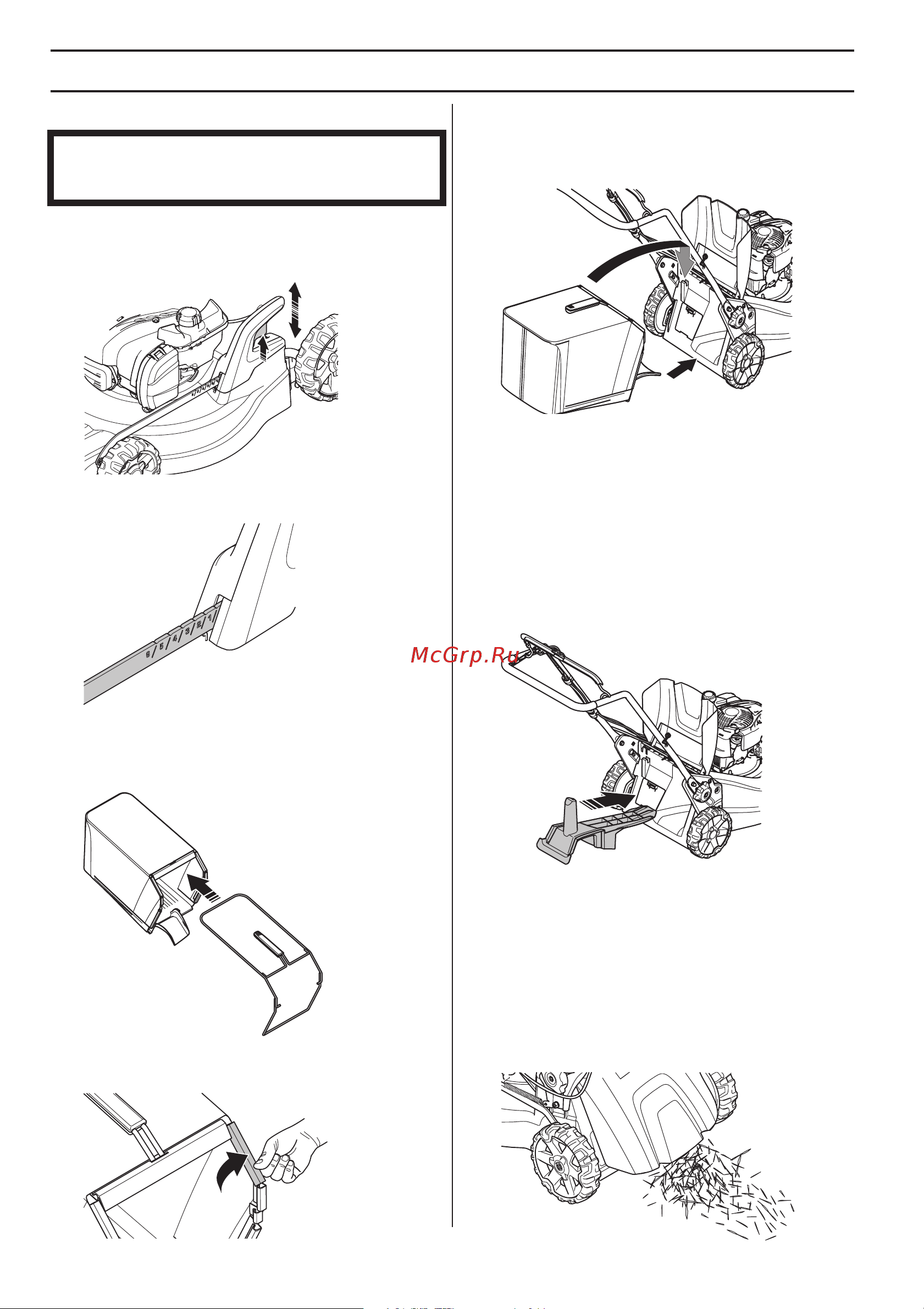 Husqvarna LC 347V 9670689-01 [216/228] Asamblarea 1 reglajele