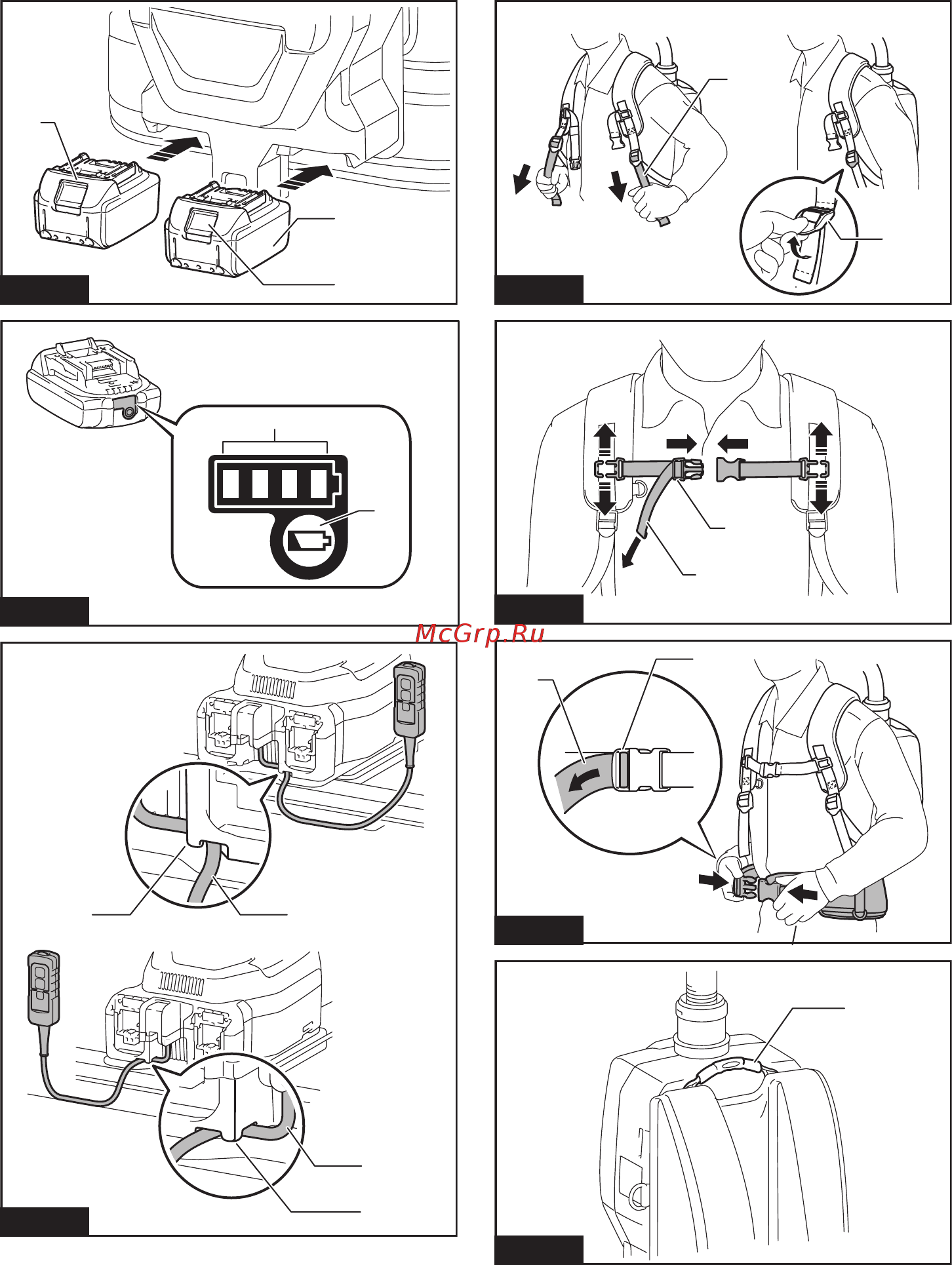 Makita DVC260Z Инструкция по эксплуатации онлайн [2/56] 333961