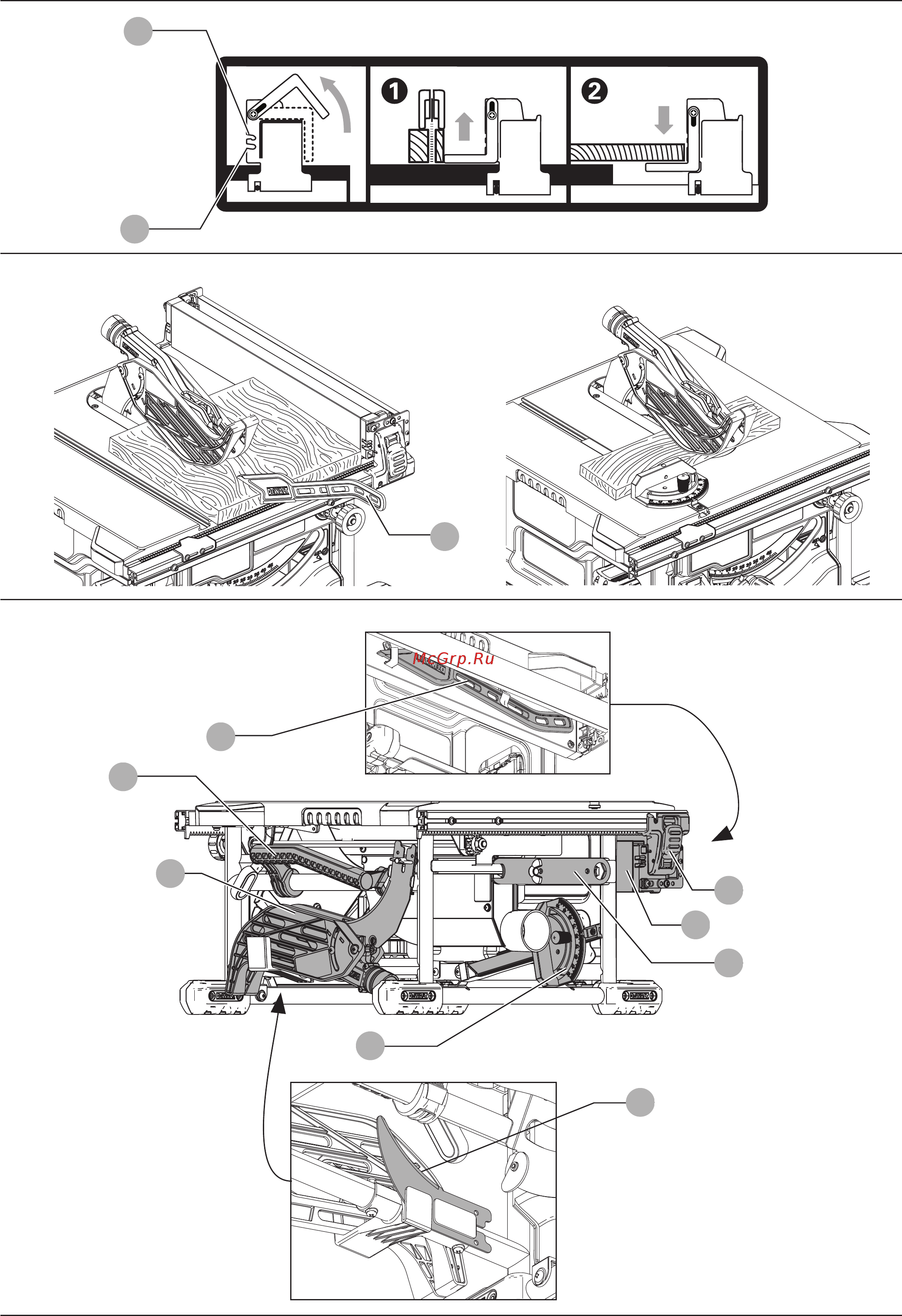 Dewalt 54 В XR FLEXVOLT DCS7485N Инструкция по эксплуатации онлайн [6/36] 835686