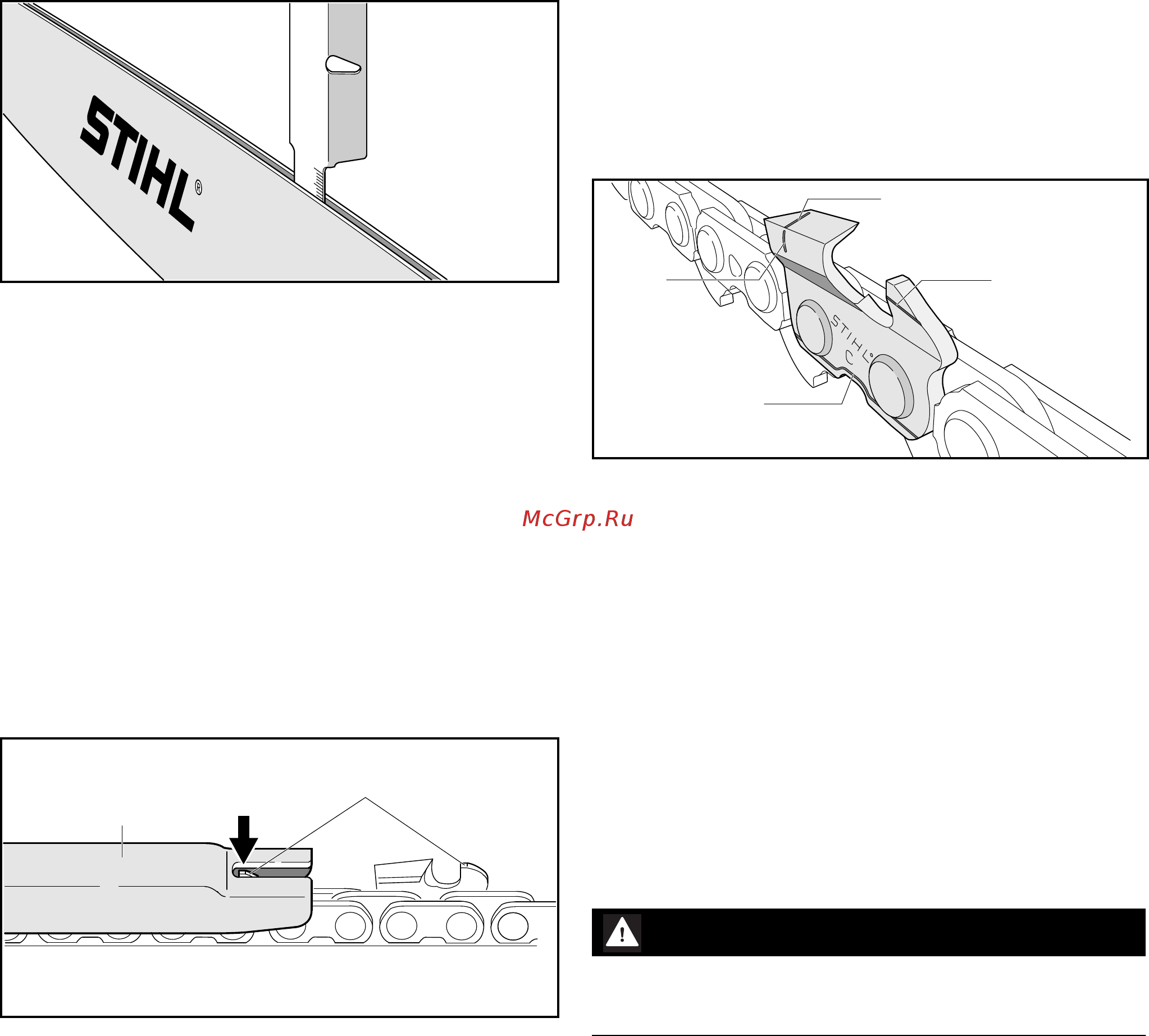 Stihl MSE 141 С-Q 14\ [21/44] Проверка пильной цепи