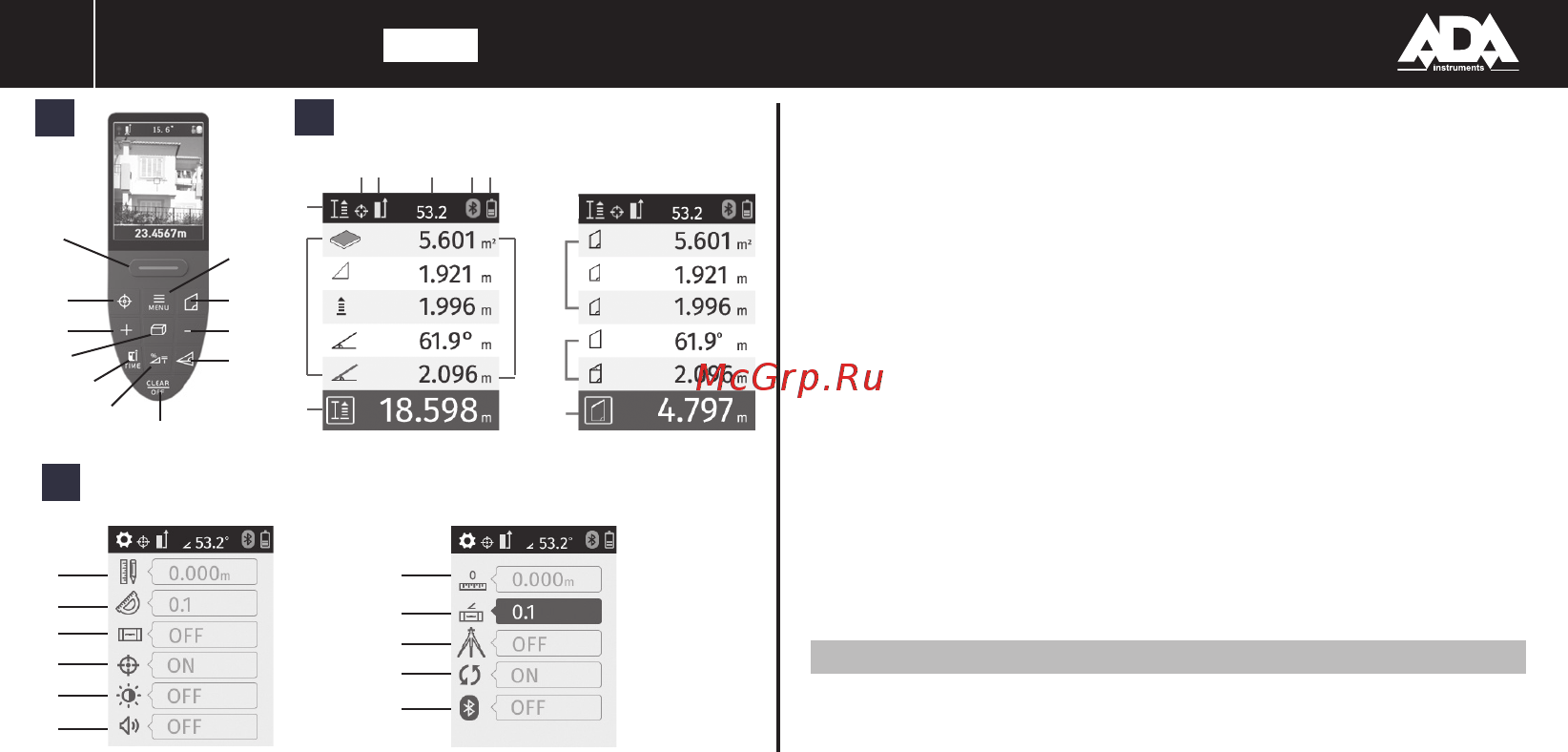 Ada Cosmo 120 Video [2/22] Congratulations on the purchase of laser distance meter ada cosmo 120 video