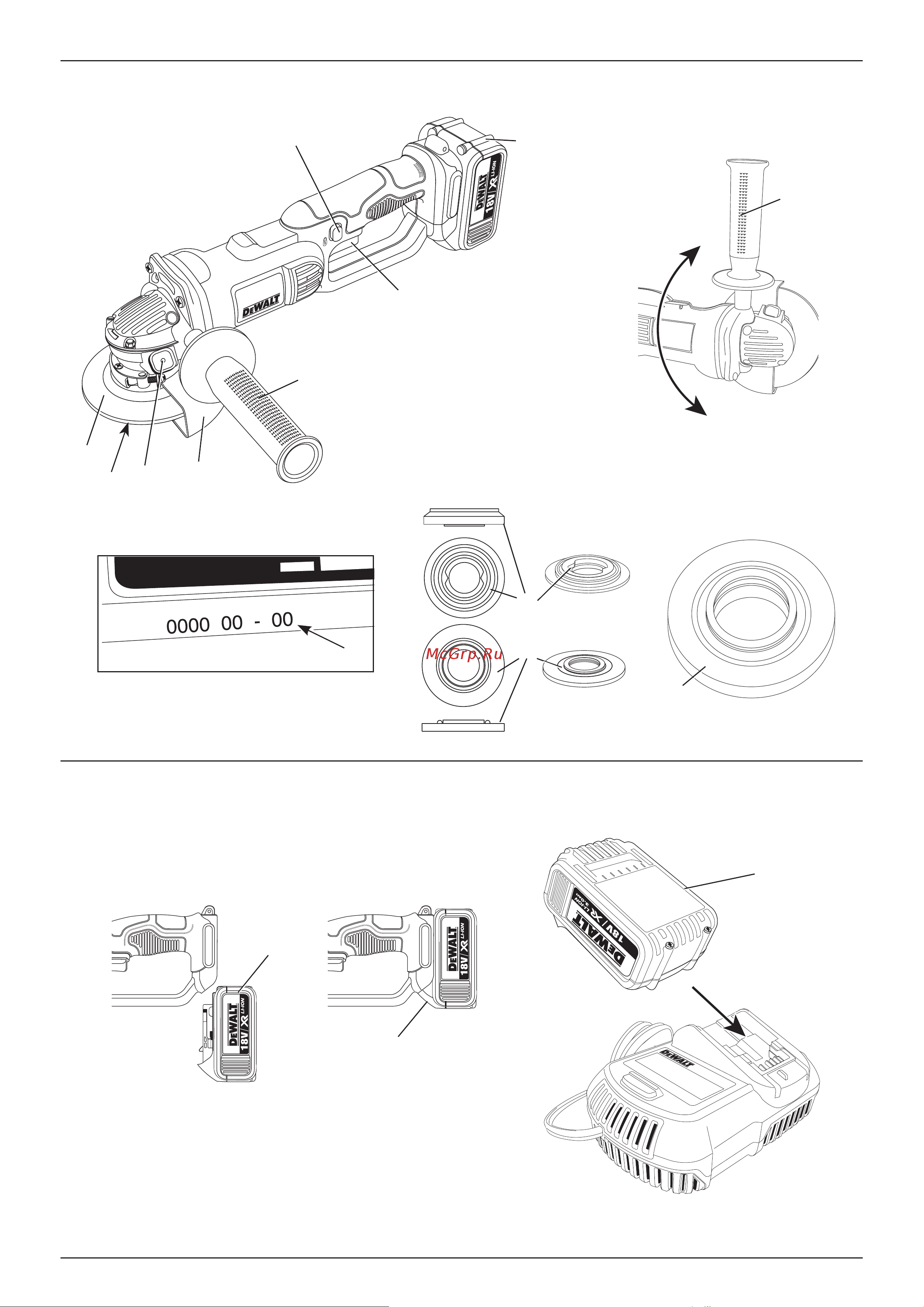 Dewalt DCG412N XR Инструкция по эксплуатации онлайн [2/32] 588832