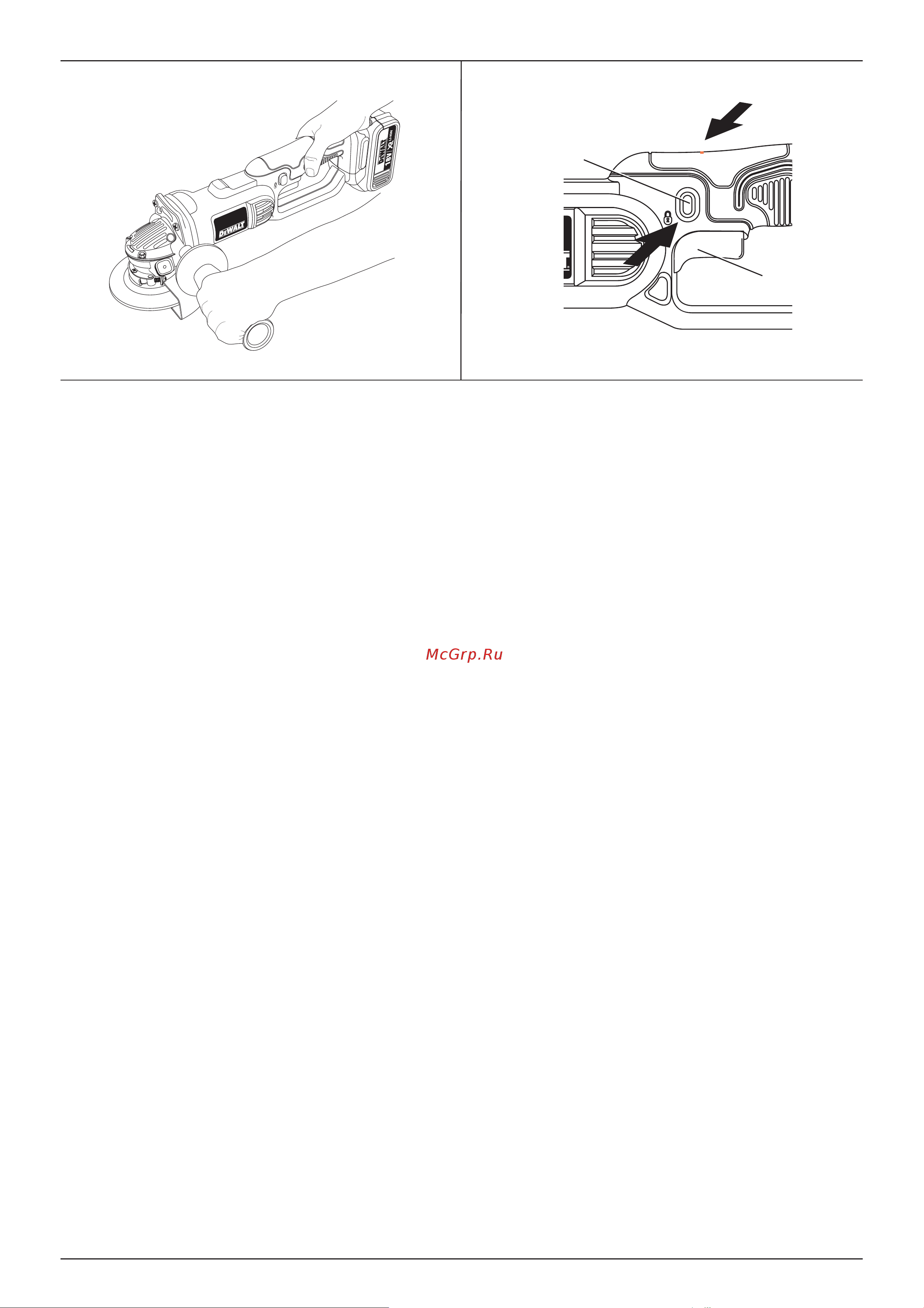 Dewalt DCG412N XR Инструкция по эксплуатации онлайн [4/32] 588832