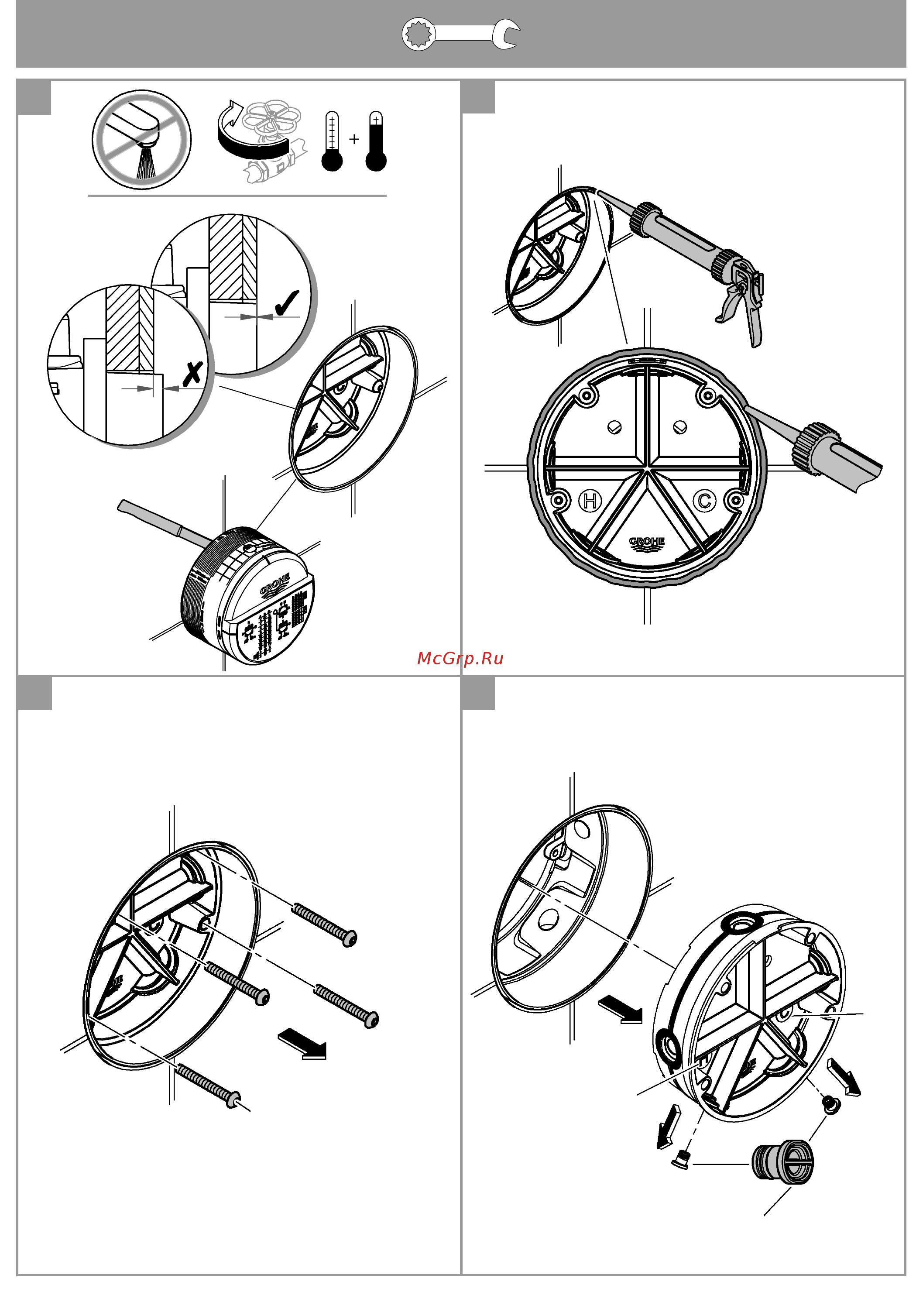 Grohe 29119000 Инструкция по эксплуатации онлайн [3/36] 500970