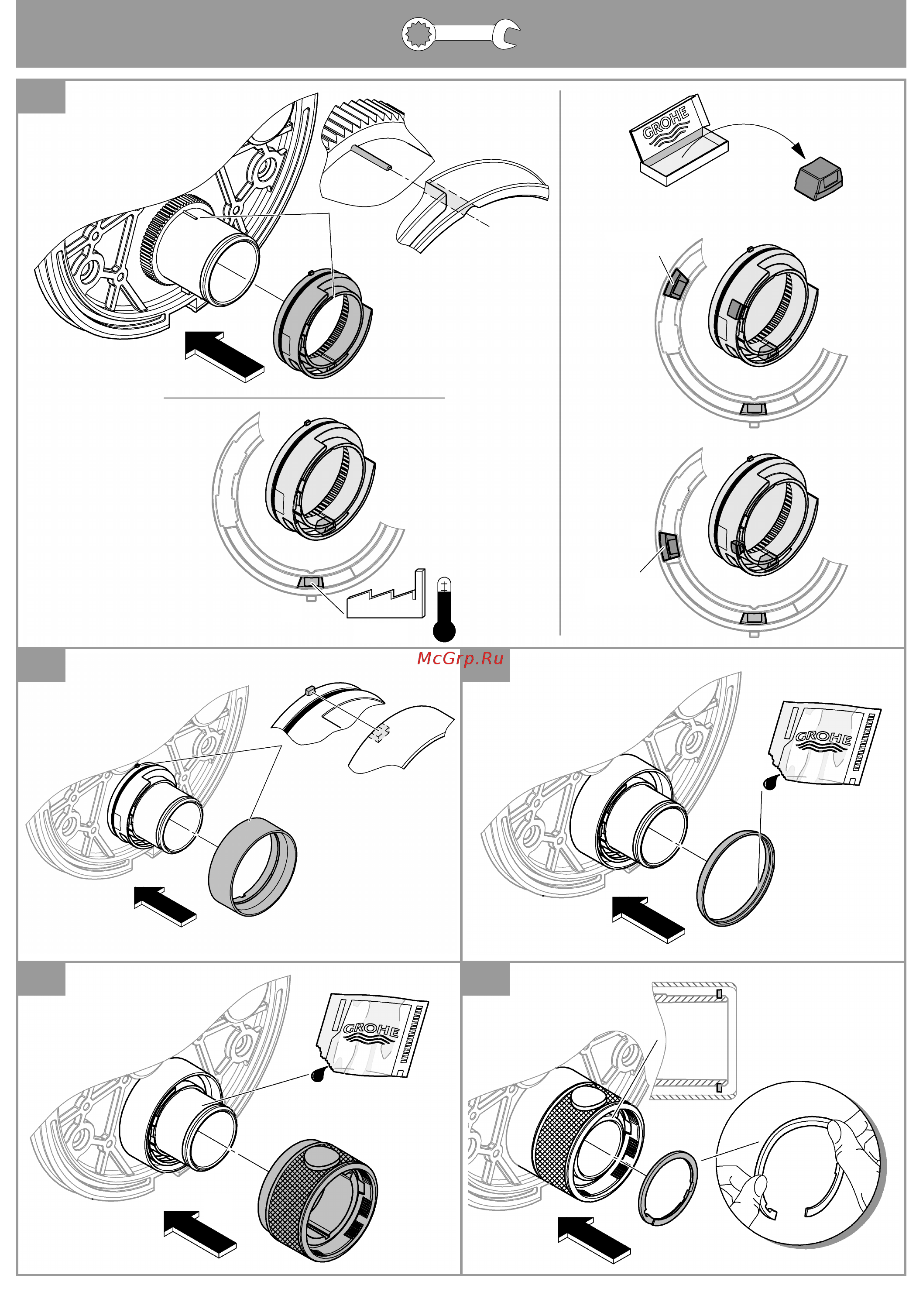 Grohe 29119000 Инструкция по эксплуатации онлайн [8/36] 500970
