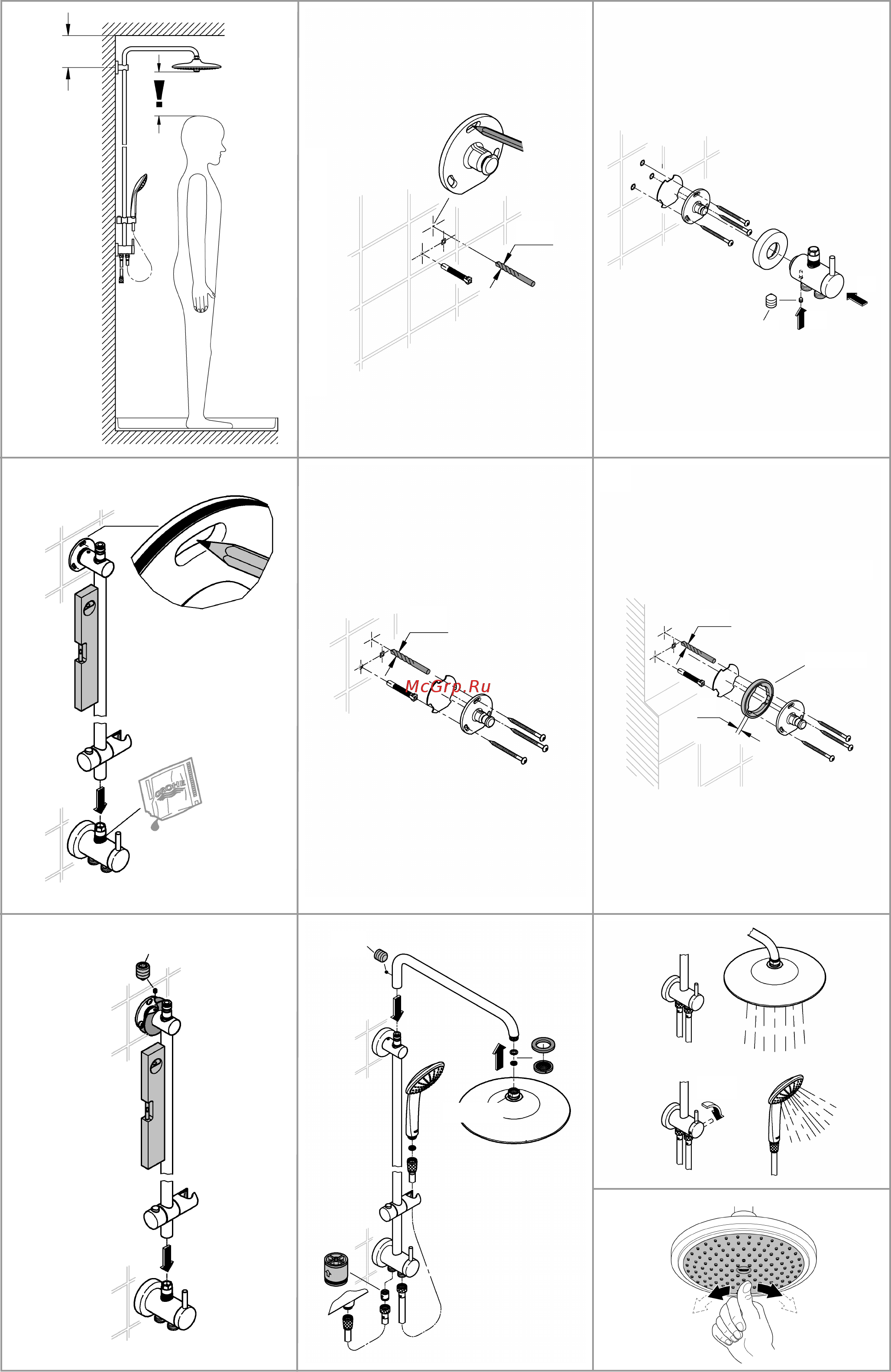 Grohe EUPHORIA 260 27421002 Инструкция по эксплуатации онлайн [2/2] 334915