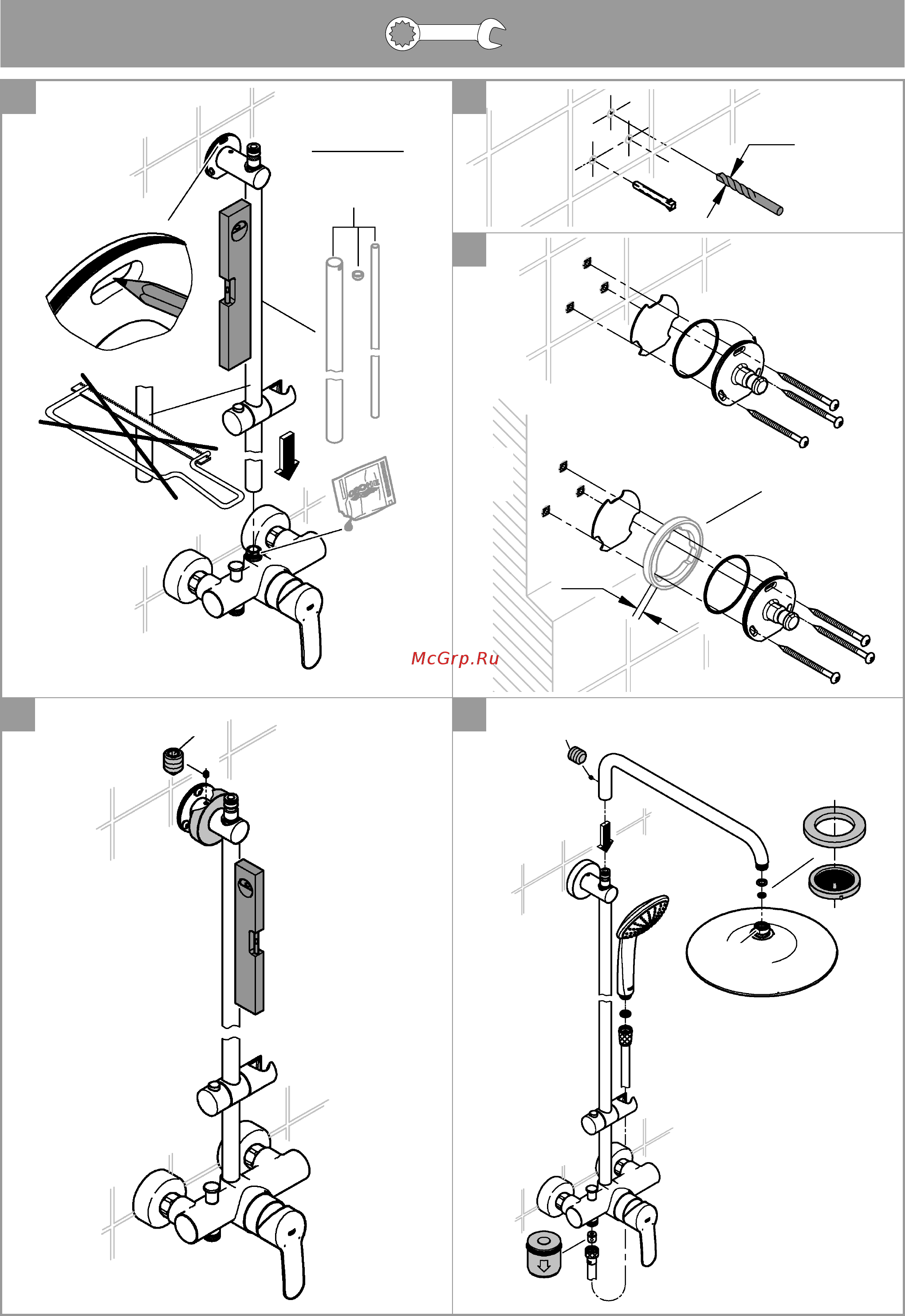 Grohe EUPHORIA 260 27473001 Инструкция по эксплуатации онлайн [4/8] 334917