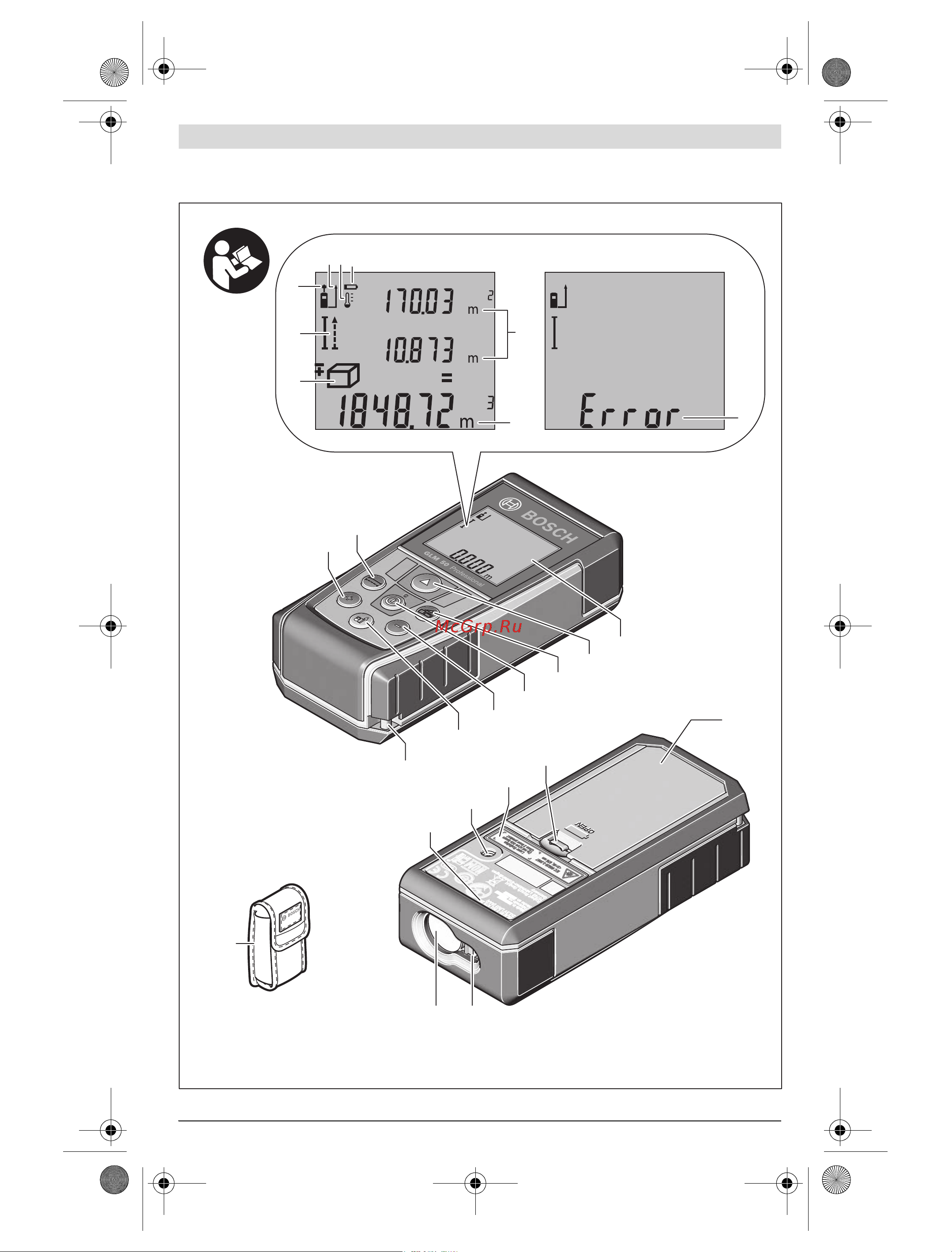 Bosch GLM 50 C + фитнес-браслет (06159940LS) [3/11] Glm 50