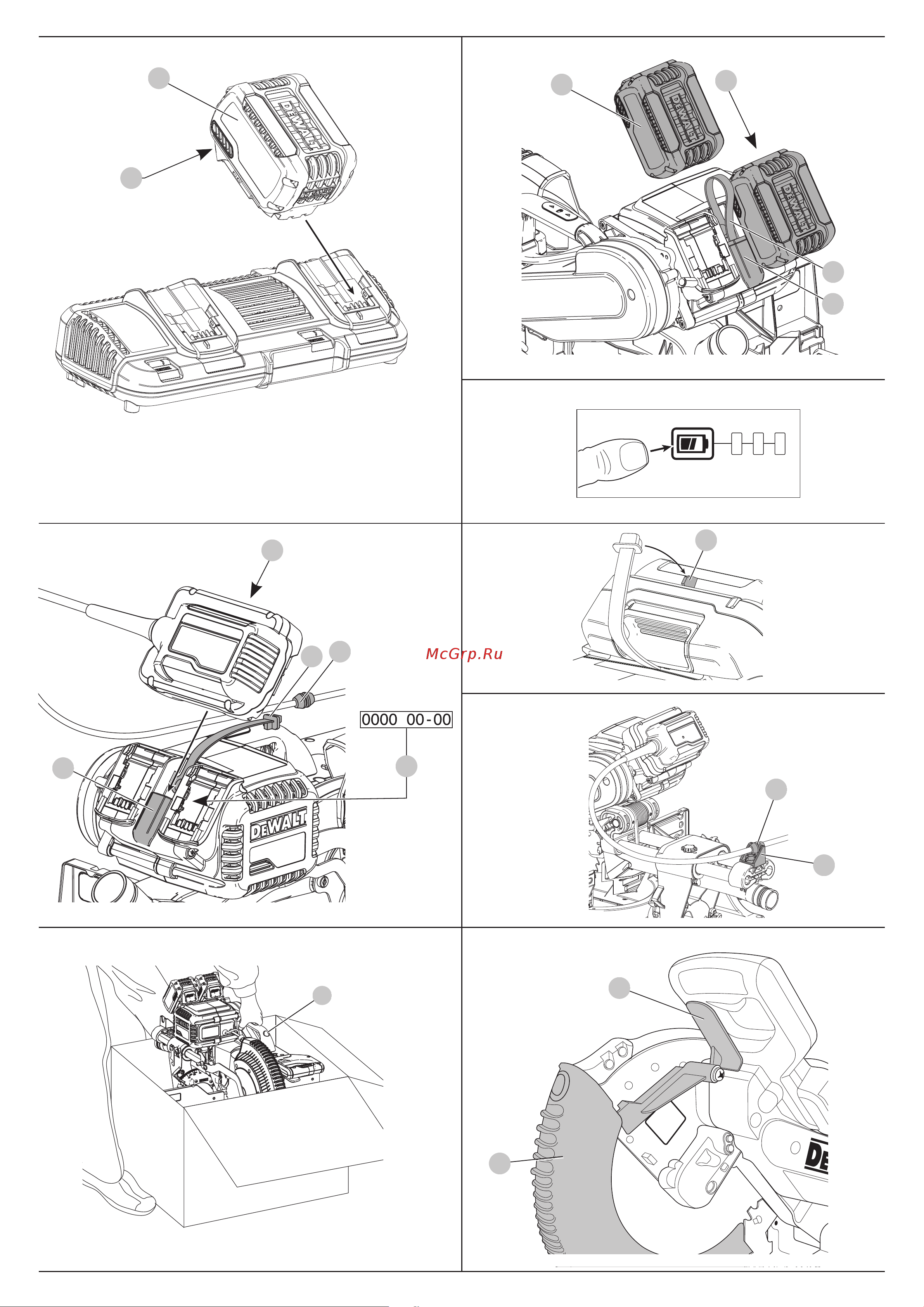 Dewalt XR FLEXVOLT DHS780N [3/35] Рисунок b рисунок c1