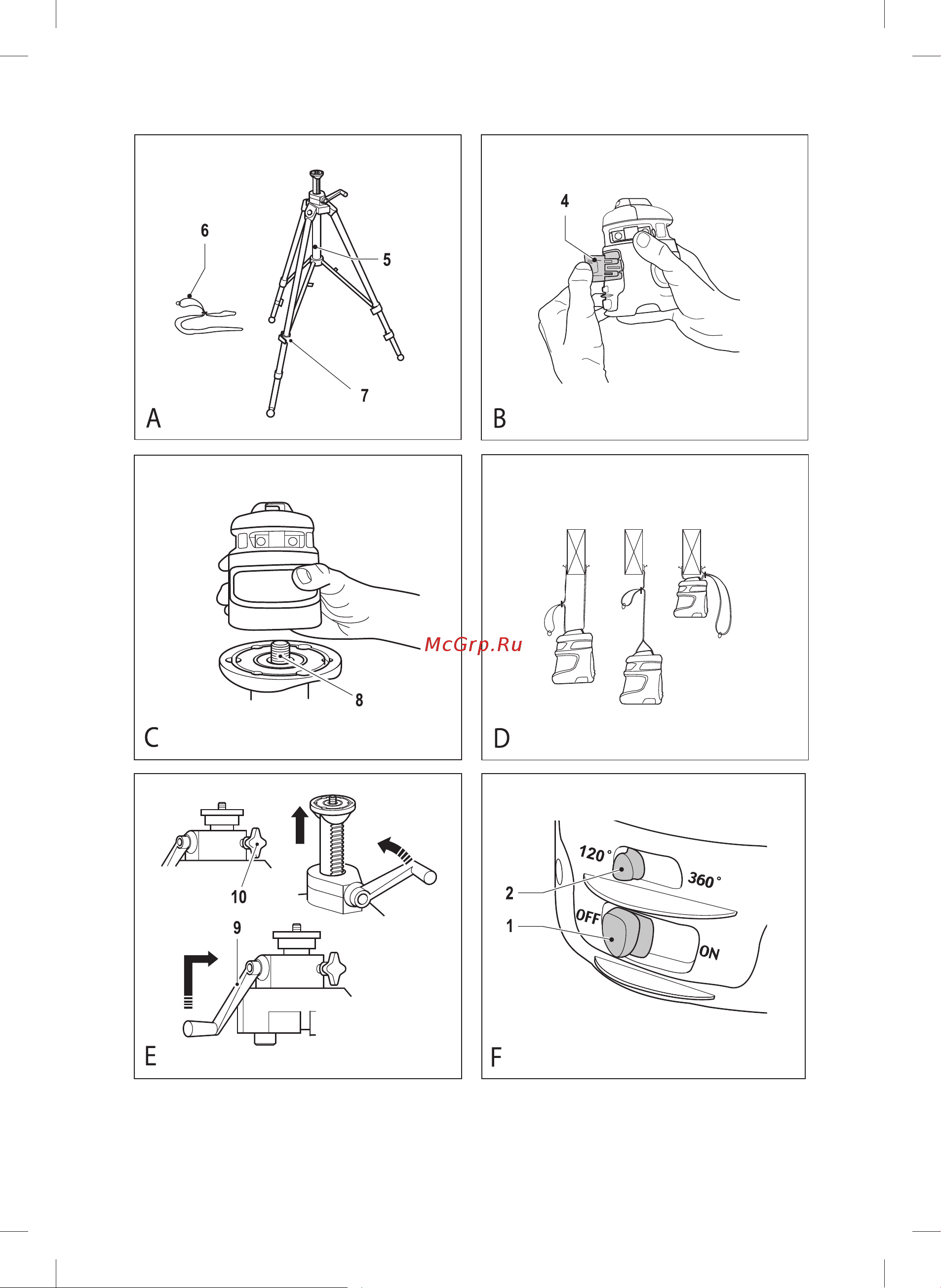 BLACK & DECKER LZR4 лазерный Инструкция по эксплуатации онлайн [2/12] 662144