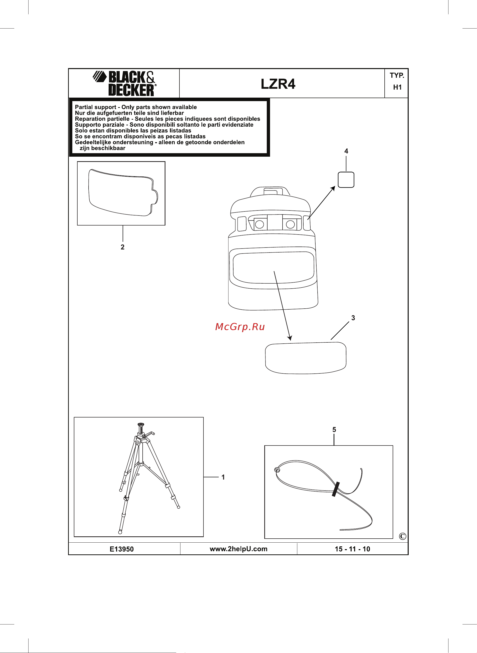 BLACK & DECKER LZR4 лазерный Инструкция по эксплуатации онлайн [7/12] 662144