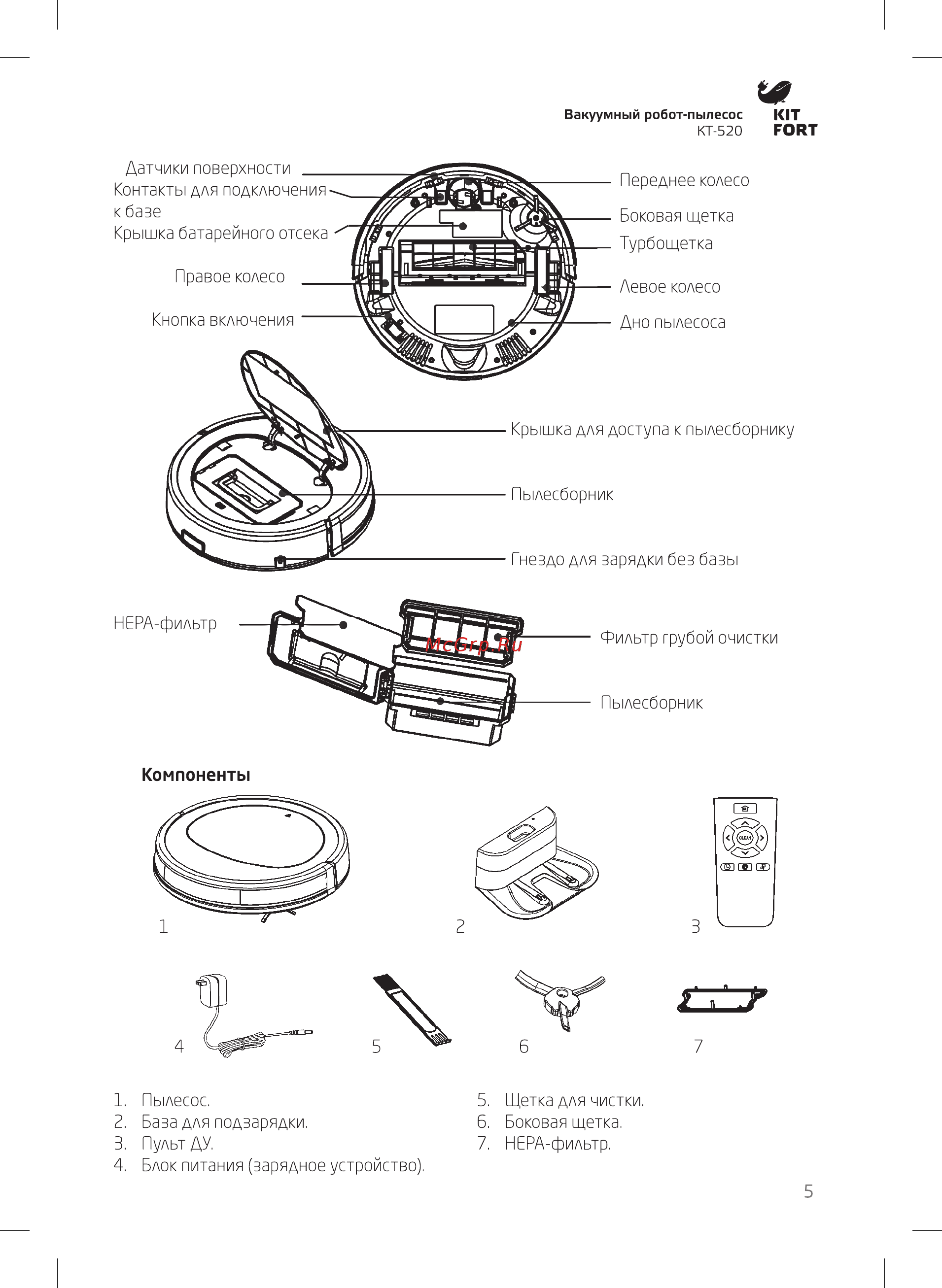 Kitfort KT-520 чёрный [5/16] Kit fort