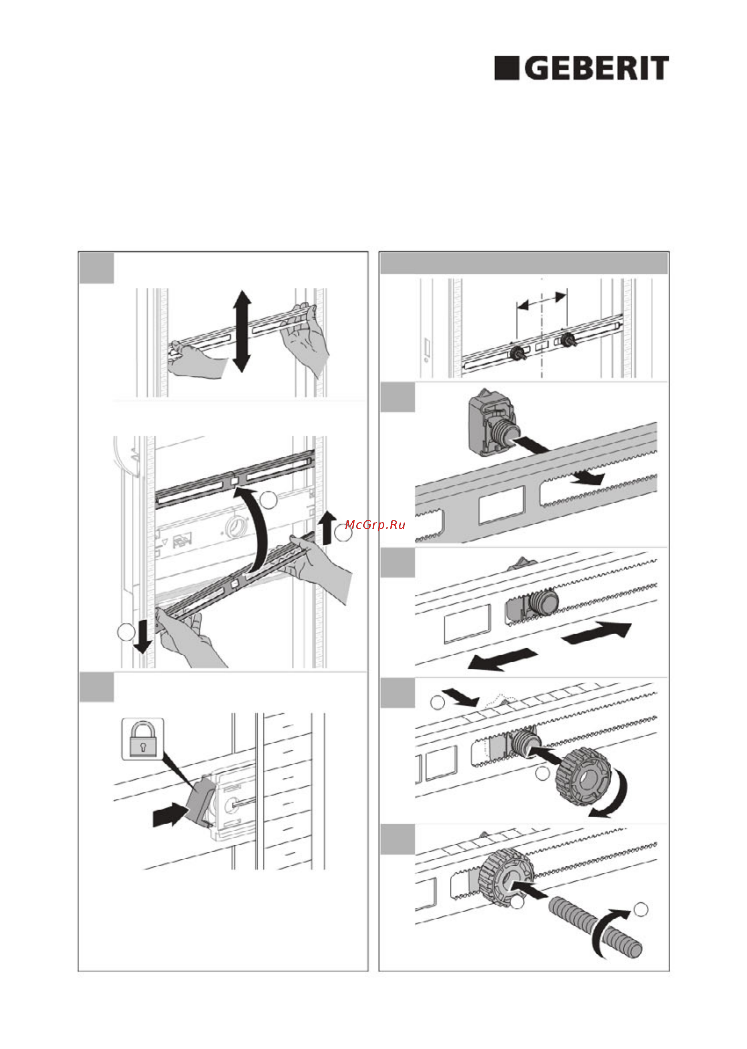 Geberit DUOFIX 111.616.00.1 [12/14] Installation