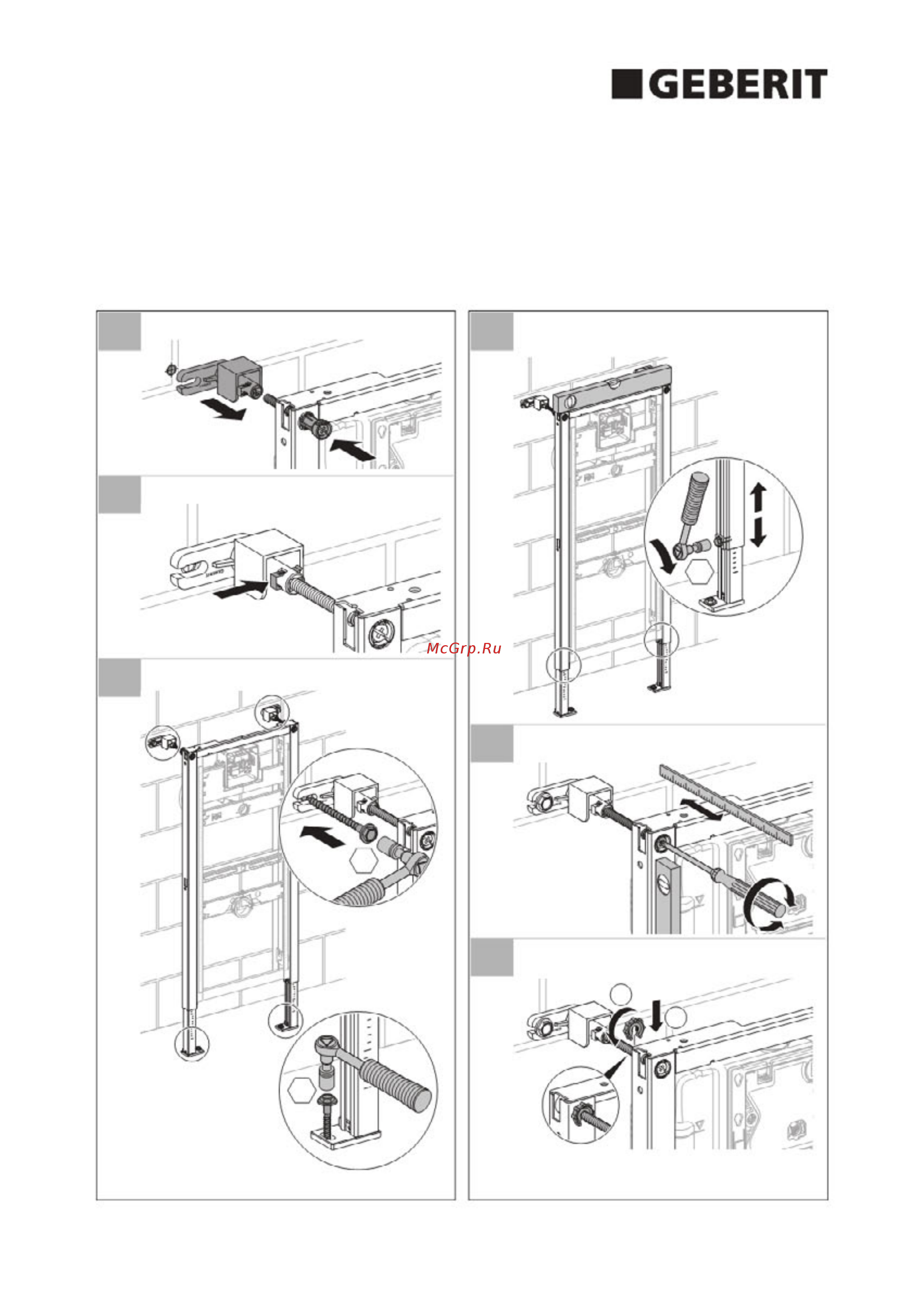 Geberit DUOFIX 111.616.00.1 [3/14] Installation