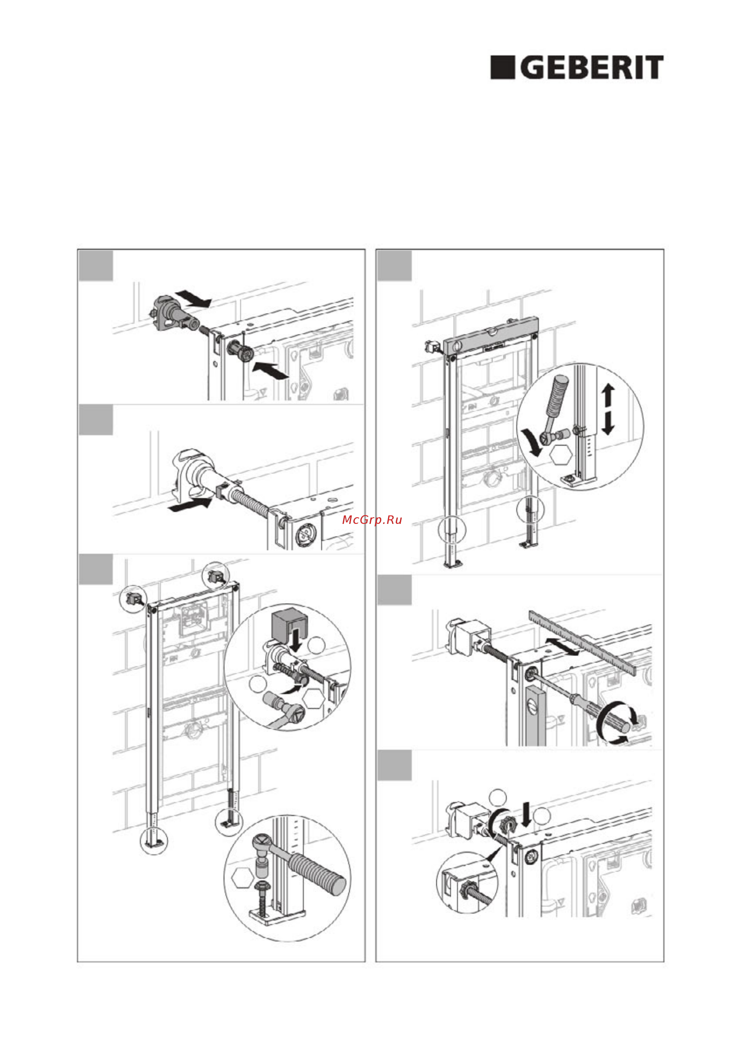 Geberit DUOFIX 111.616.00.1 [5/14] Installation