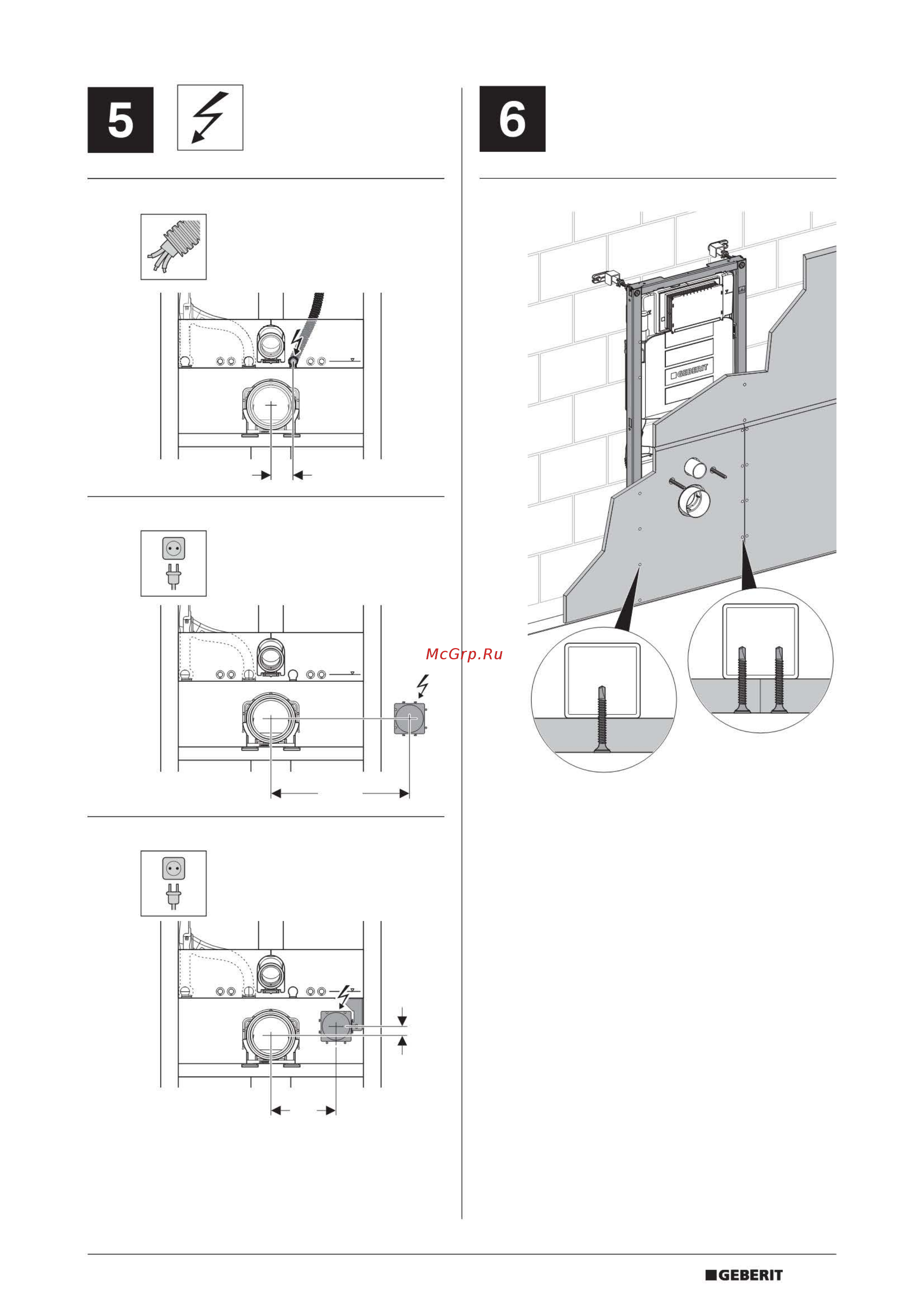 Geberit DUOFIX 111.539.00.1 [11/12] Geberit aquaclean 4000 geberit aquaclean 5000 geberit aquaclean 5000 plus