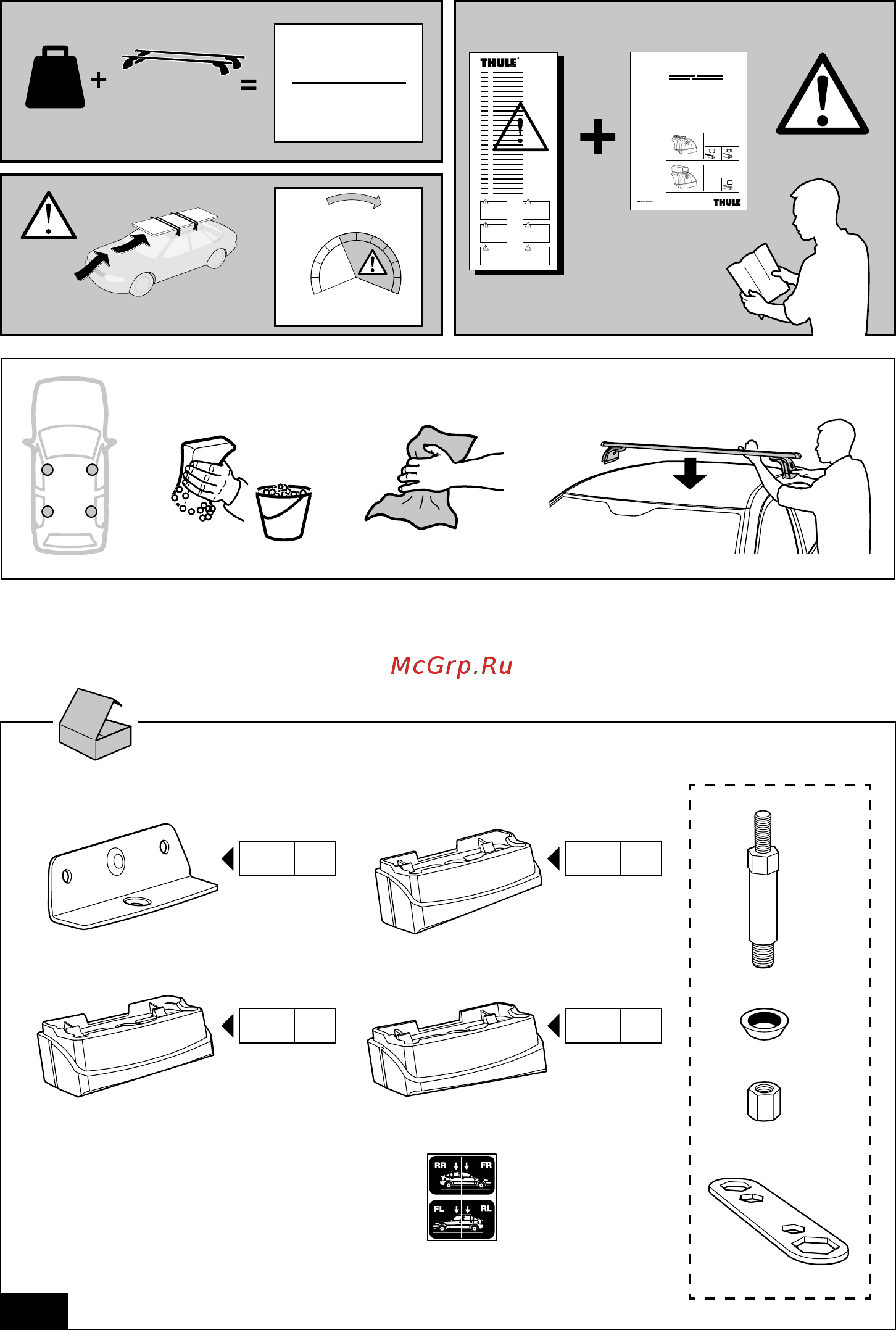 Thule 3038 [2/8] Instructions