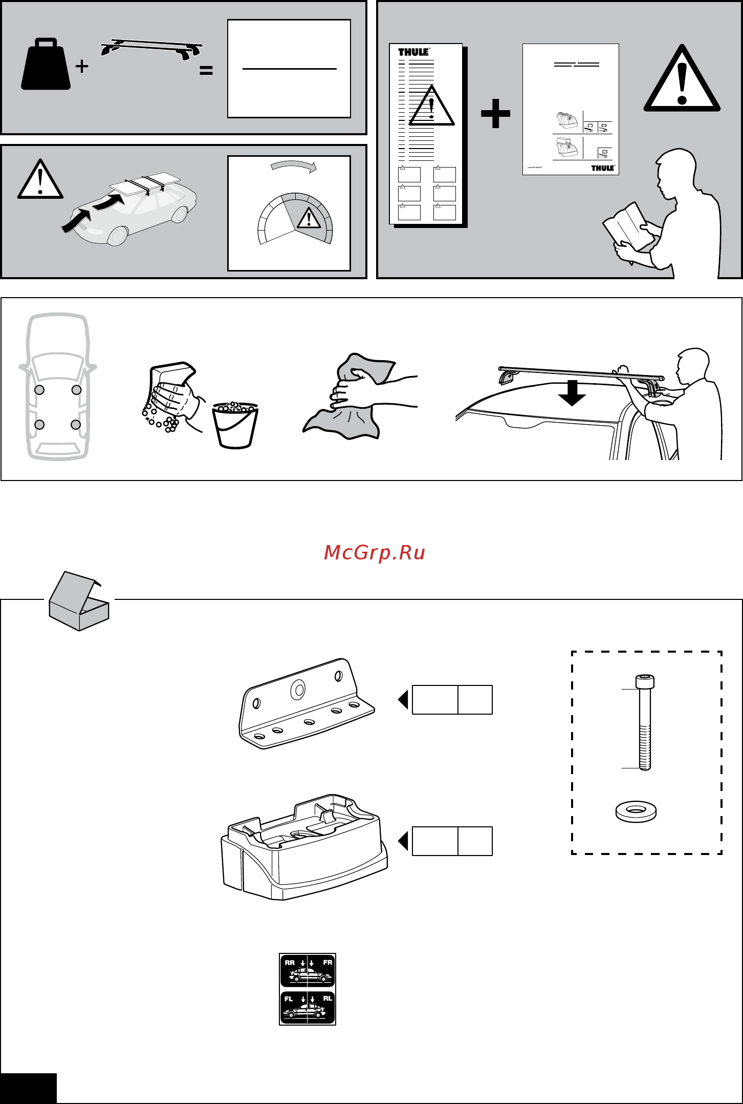 Thule 3063 [2/8] Instructions