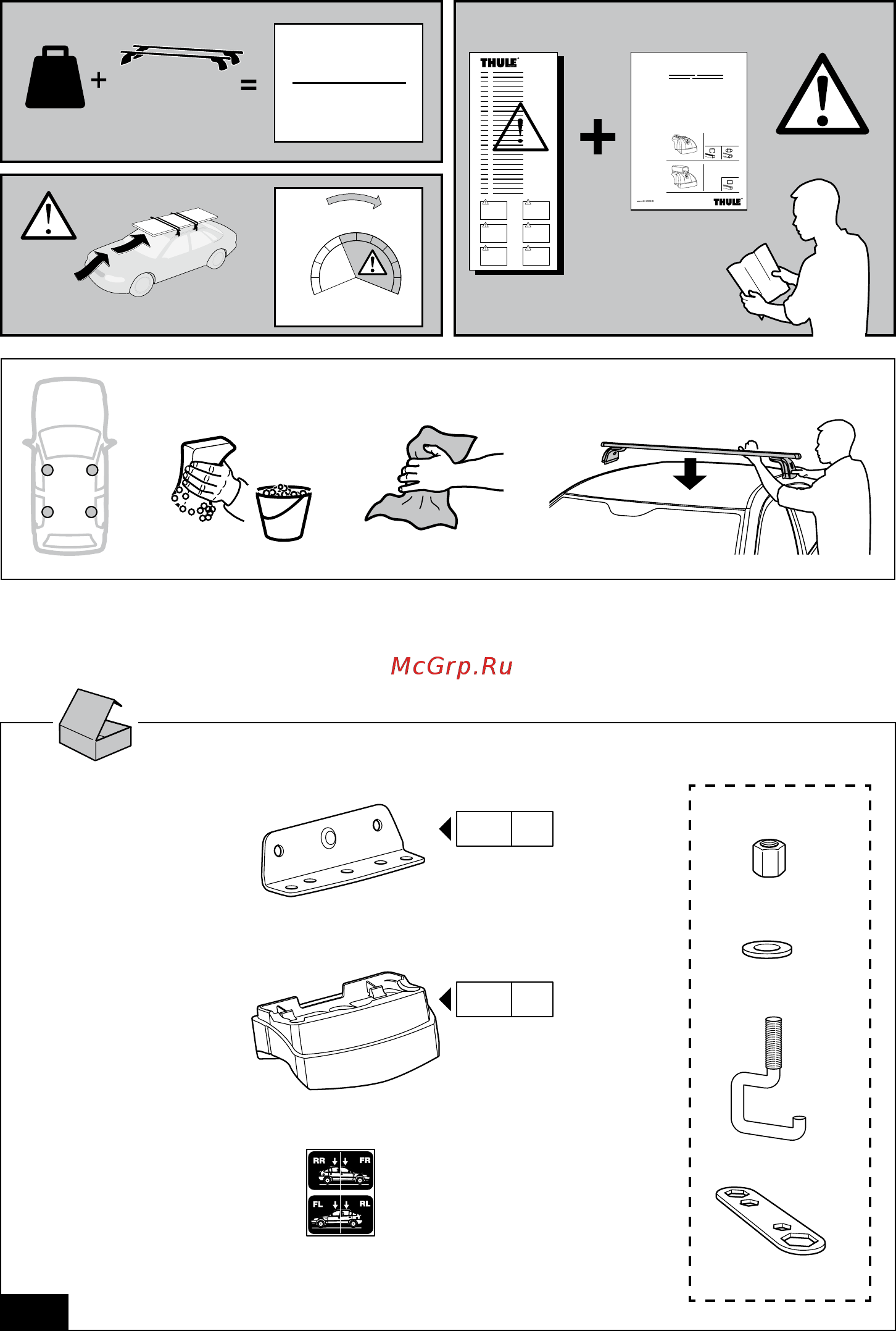 Thule 3067 [2/8] Instructions