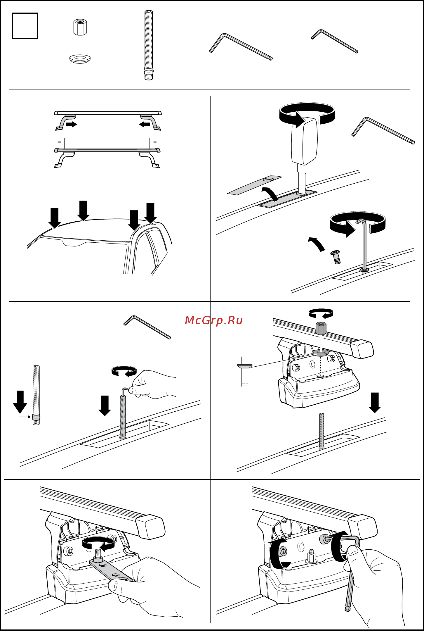 Thule 3087 Инструкция по эксплуатации онлайн [6/8] 335908