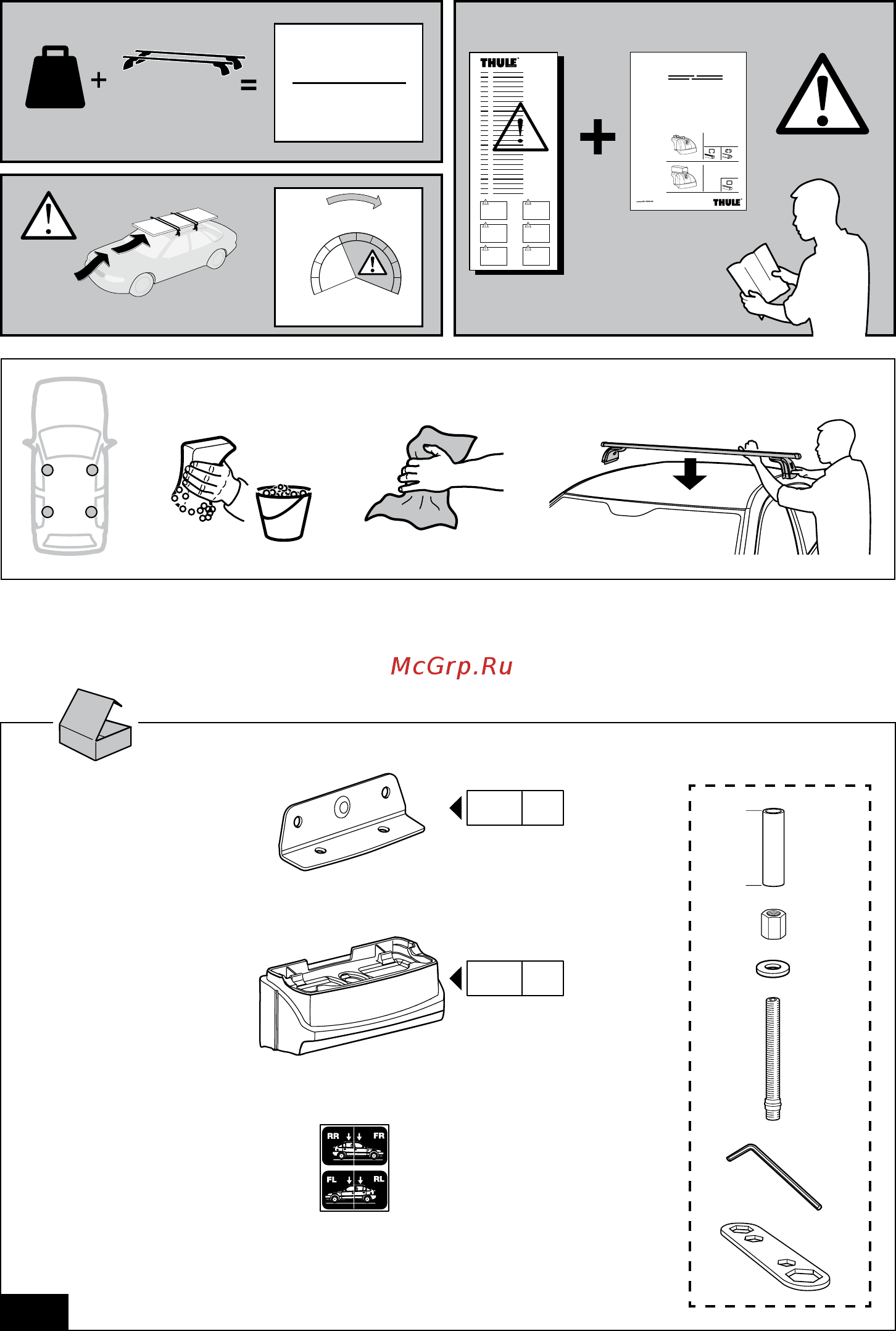 Thule 3094 [2/8] Instructions