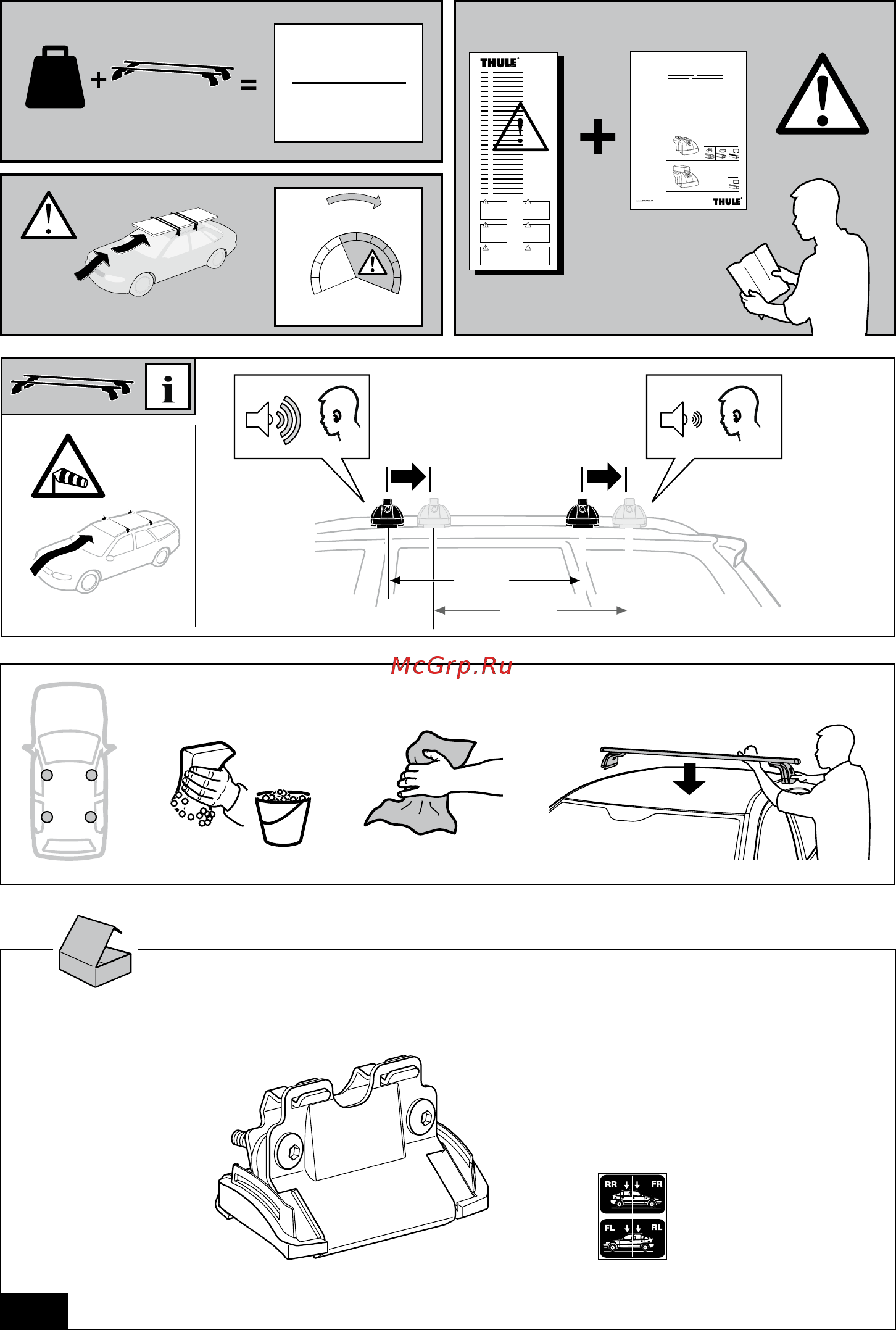 Thule 4006 [2/8] Instructions