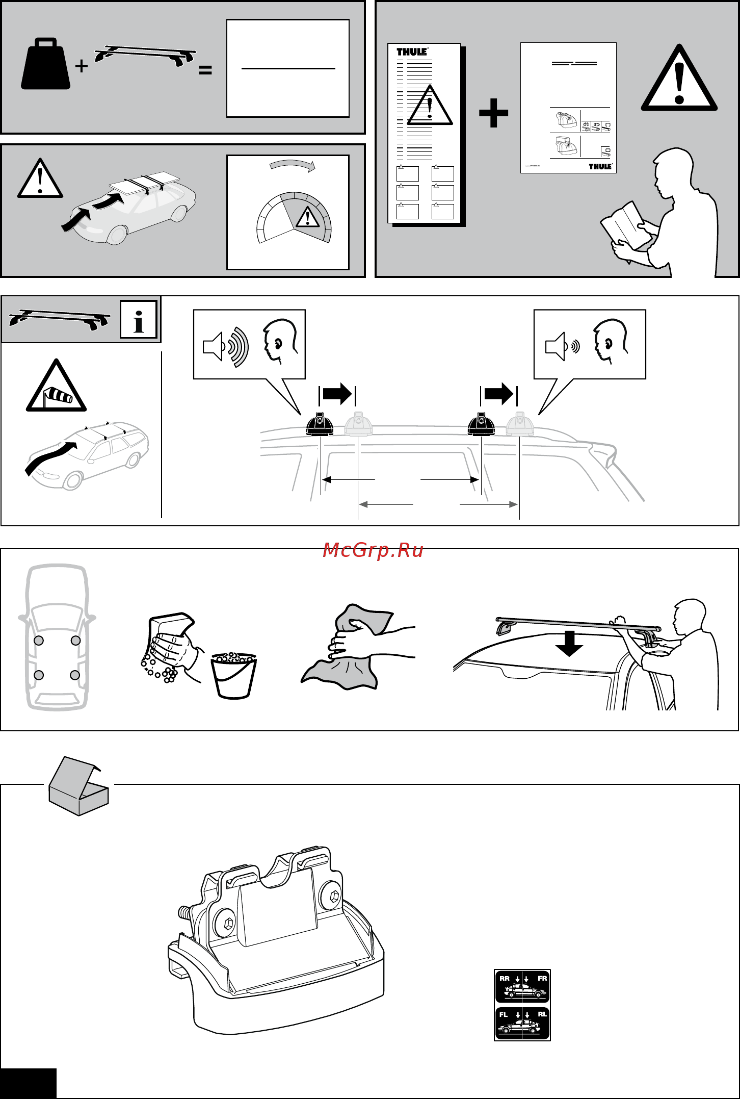 Thule 4004 [2/8] Instructions