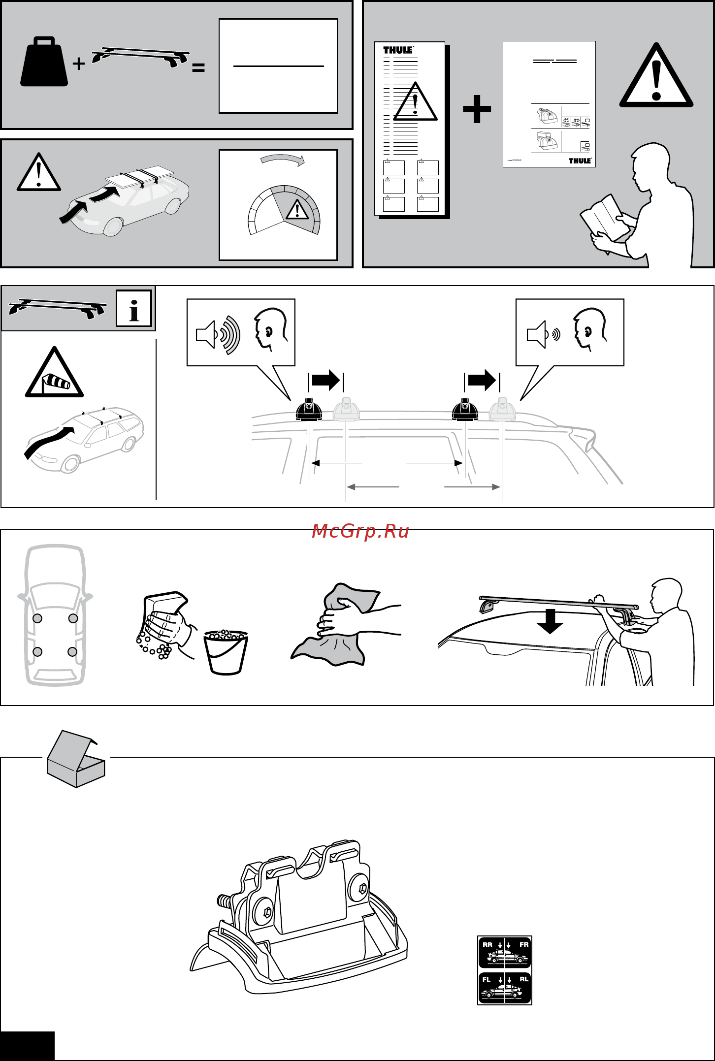 Thule 4017 [2/8] Instructions