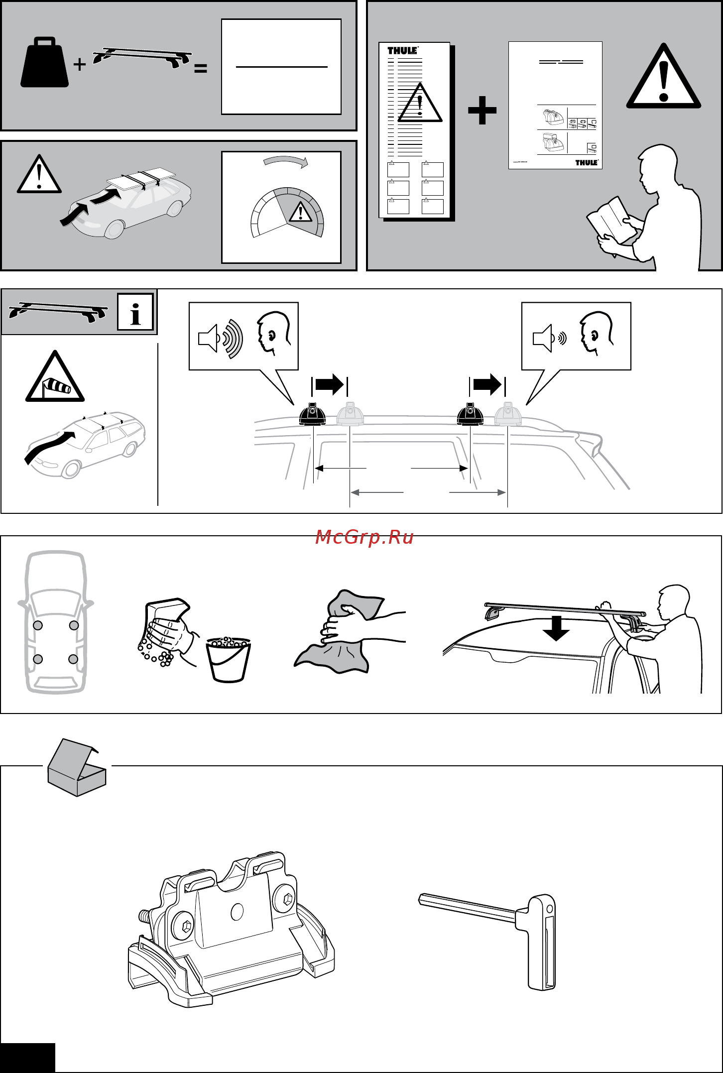 Thule 4029 [2/8] Instructions