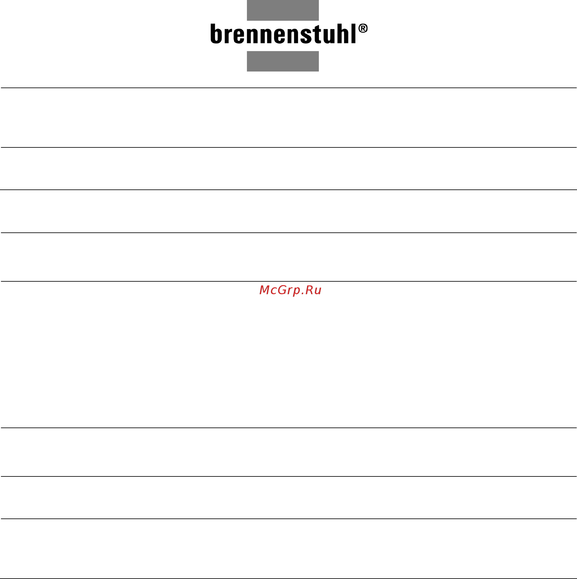 Brennenstuhl BR 5232 Инструкция по эксплуатации онлайн [5/6] 336005