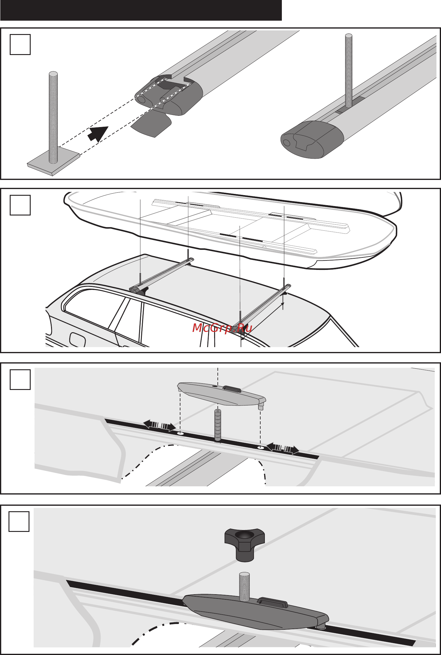 Thule 697-4 Инструкция по эксплуатации онлайн [3/4] 336741