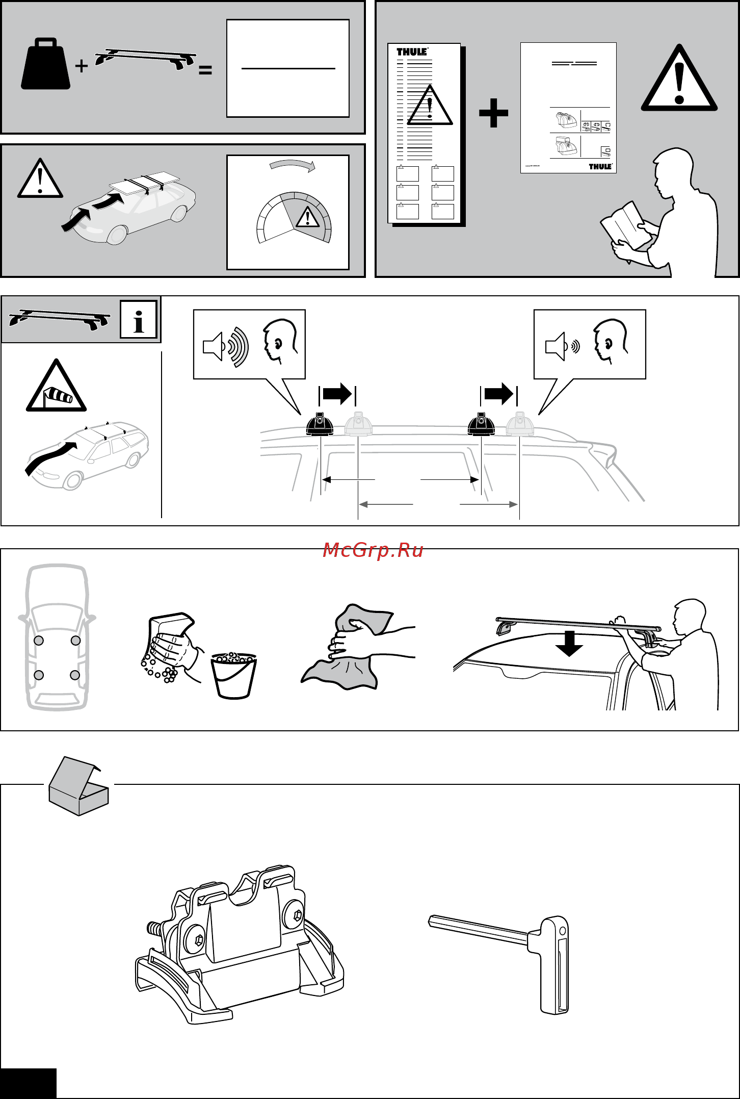 Thule 4020 [2/8] Instructions
