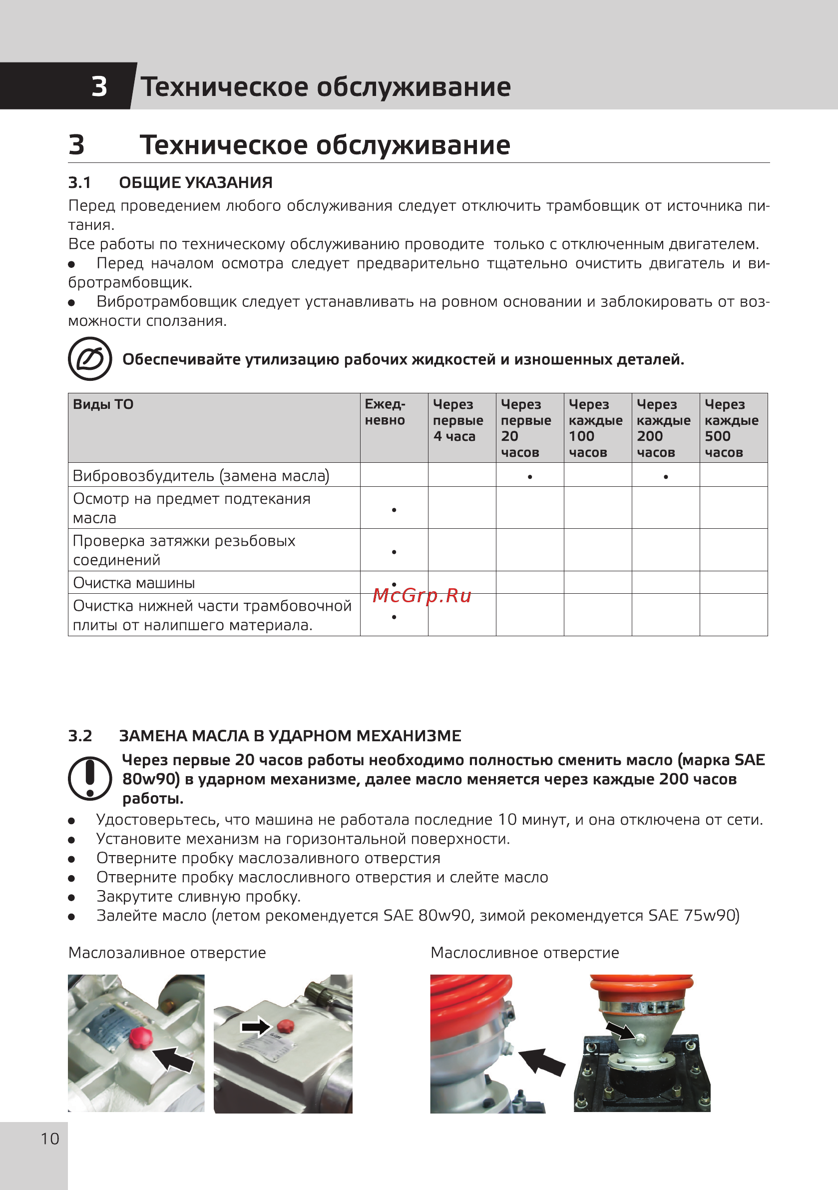 Grost HCD70Е [12/20] Техническое обслуживание