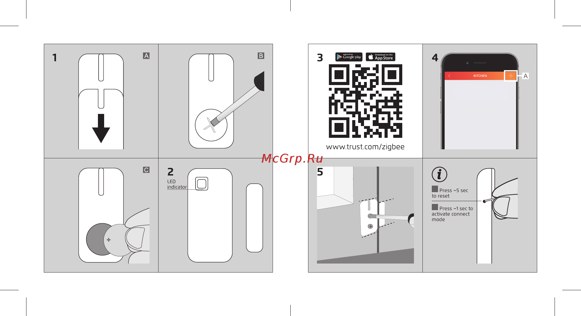 Trust 71169 ZIGBEE ZCTS-808 Инструкция по эксплуатации онлайн [2/27] 336499
