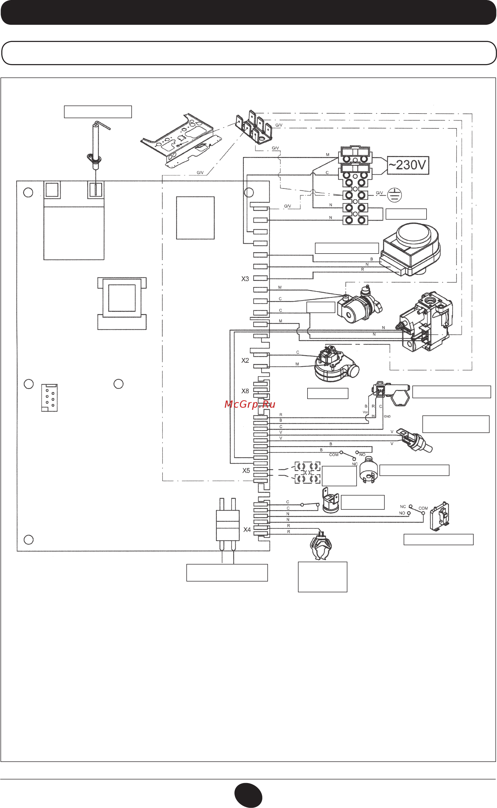 Baxi ECO Four 1.24 CSE46124354- [29/33] Схемы электрических соединений