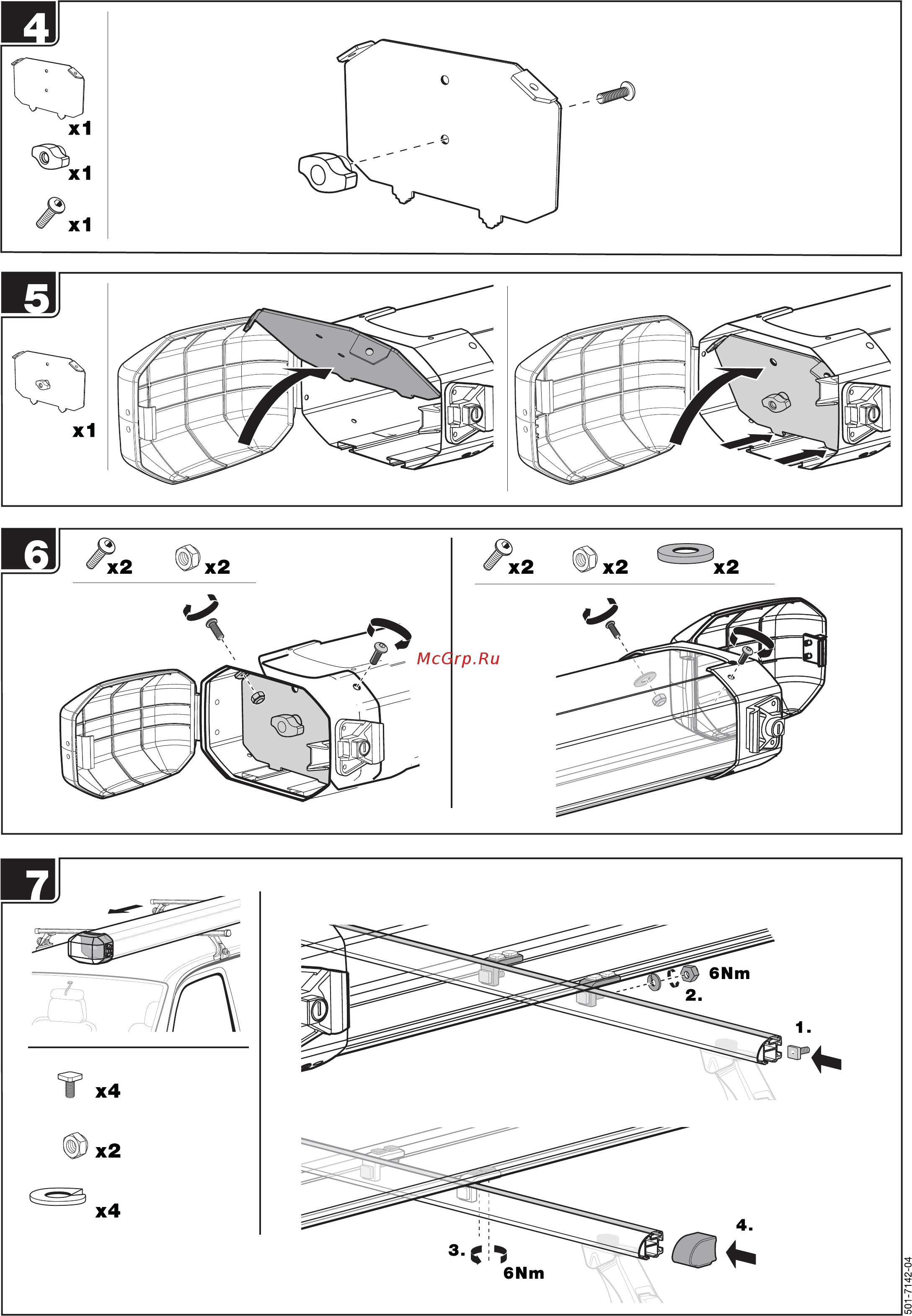 Thule 317 Инструкция по эксплуатации онлайн [3/4] 336687