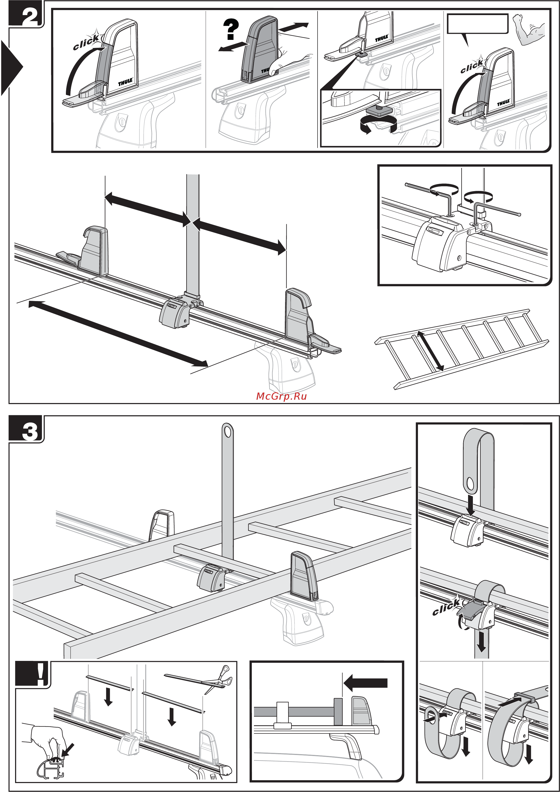 Thule 330 Инструкция по эксплуатации онлайн [3/4] 336689