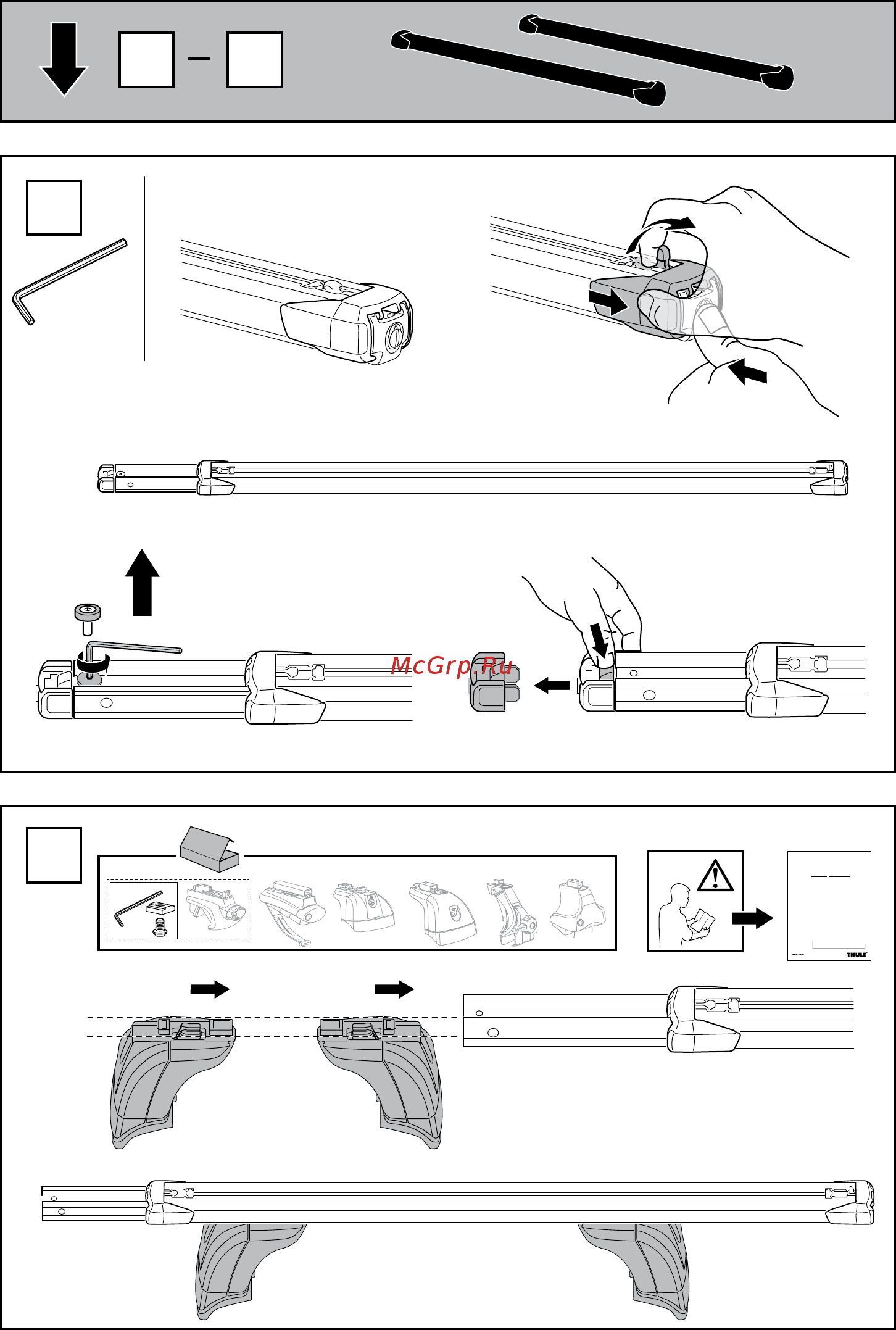 Thule 893 Инструкция по эксплуатации онлайн [3/12] 336714