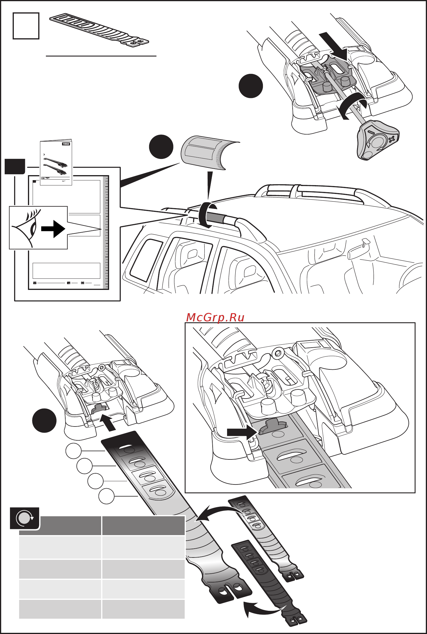 Thule 9582 [3/8] Thule one key system