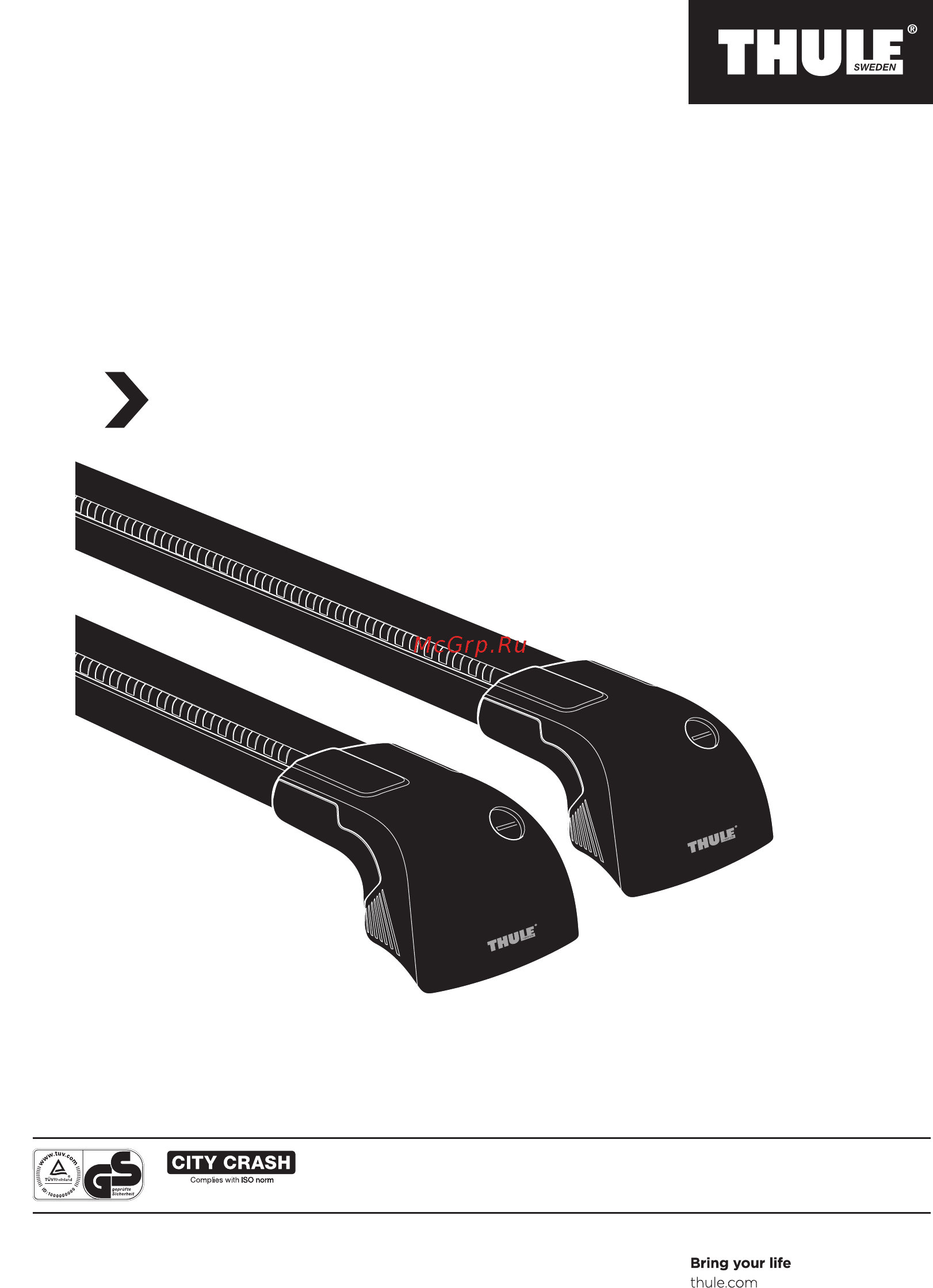 Thule 9591B Инструкция по эксплуатации онлайн