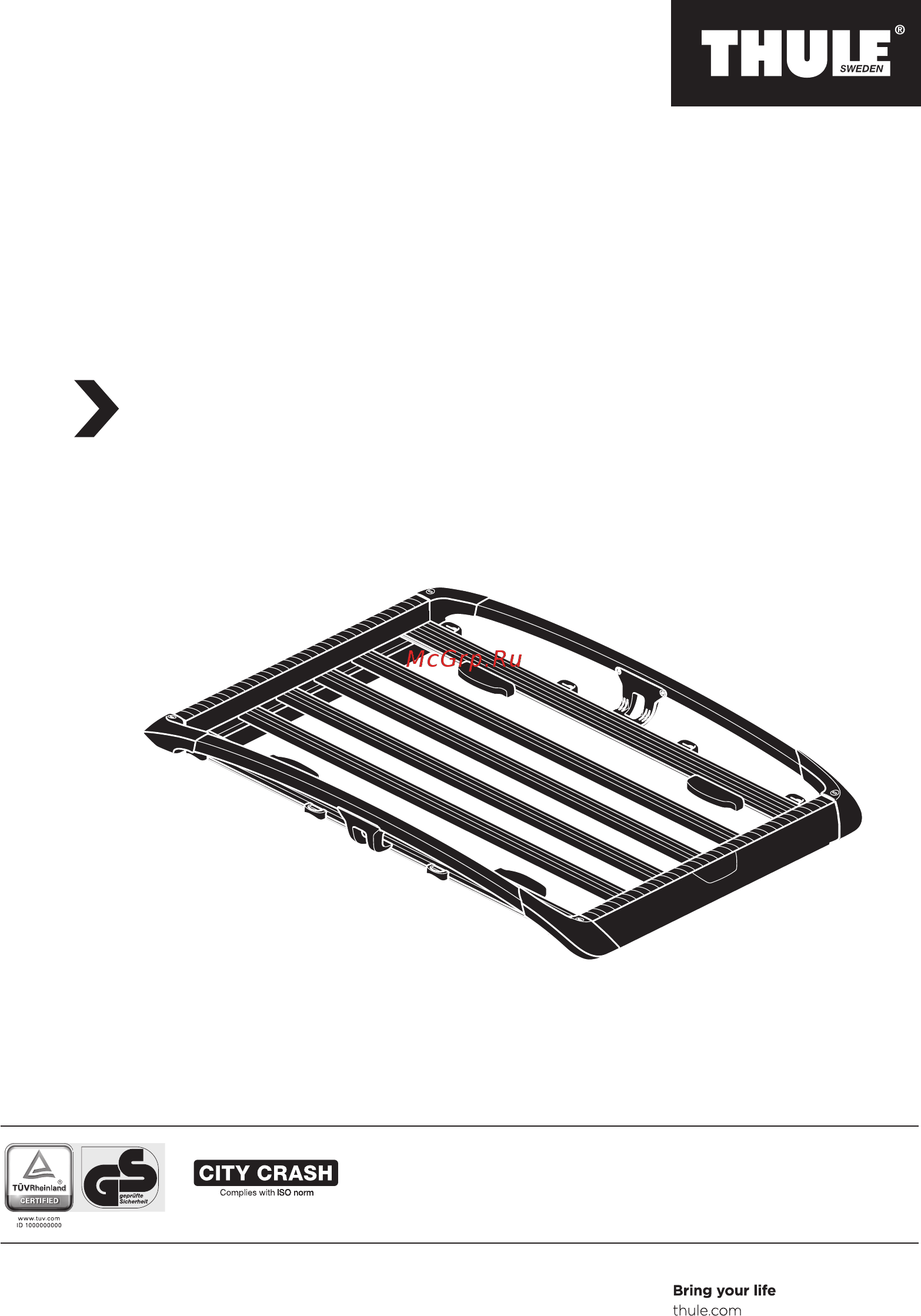 Thule 823 Инструкция по эксплуатации онлайн