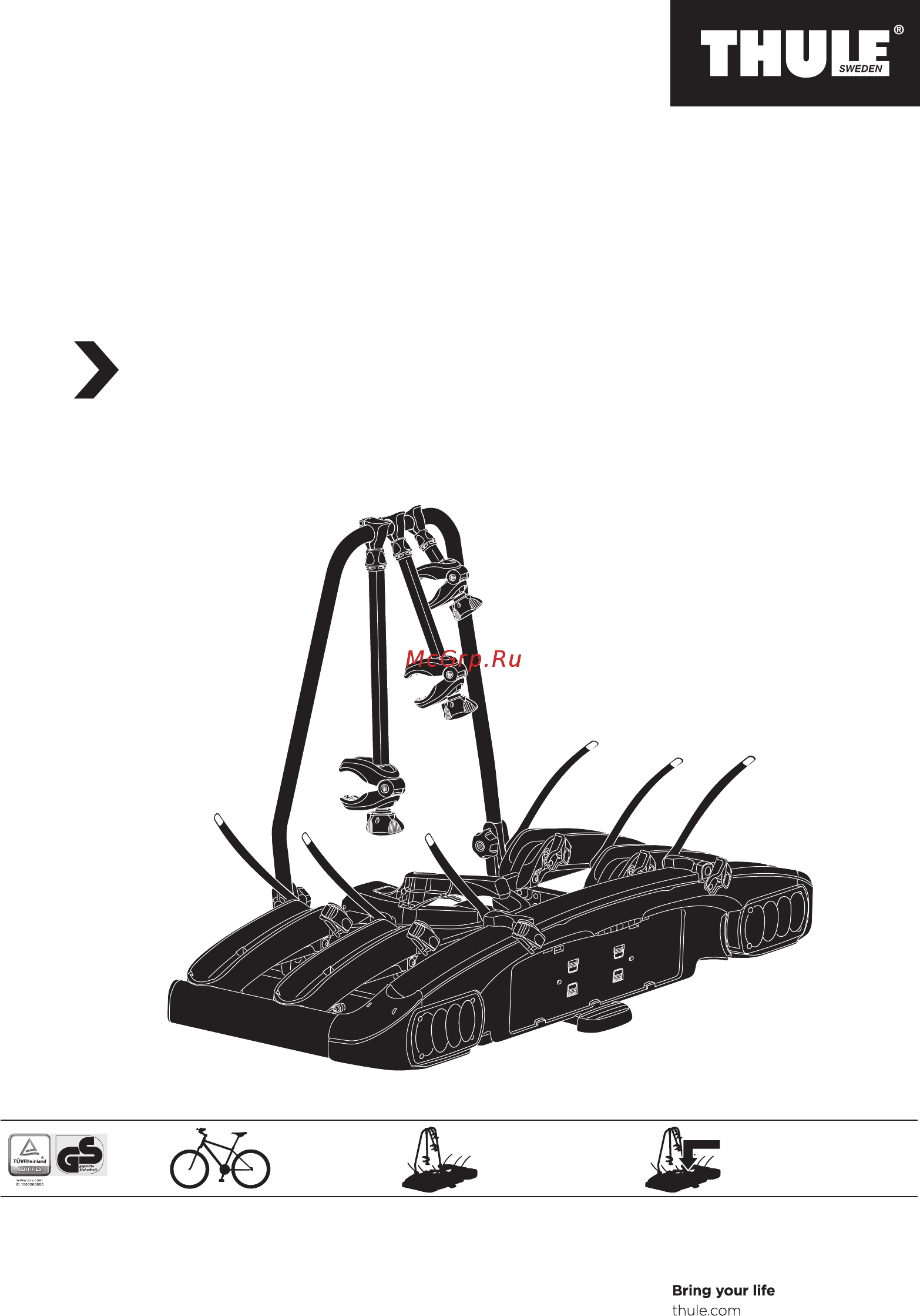 Thule 929 Инструкция по эксплуатации онлайн