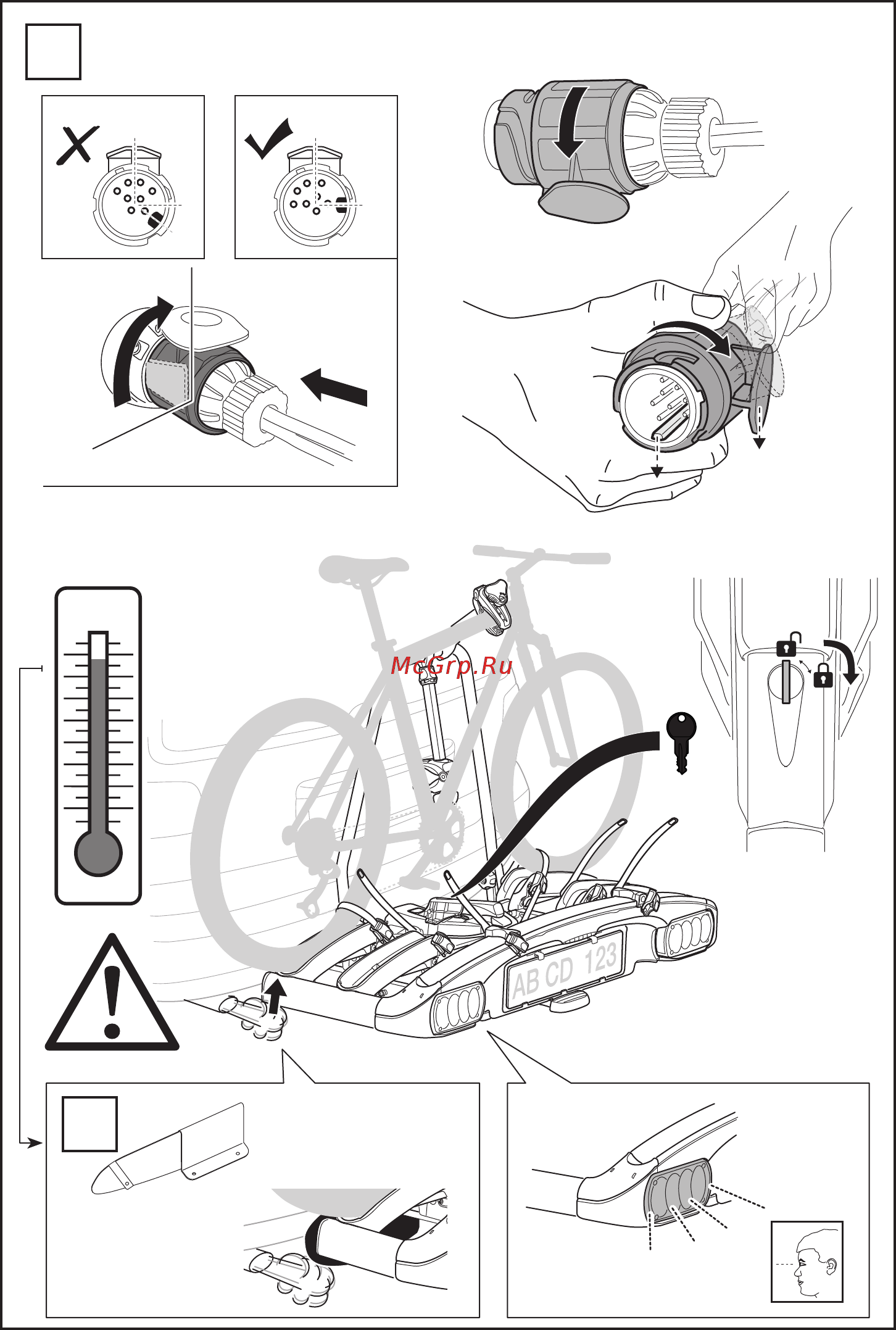Thule 929 Инструкция по эксплуатации онлайн [11/16] 336758