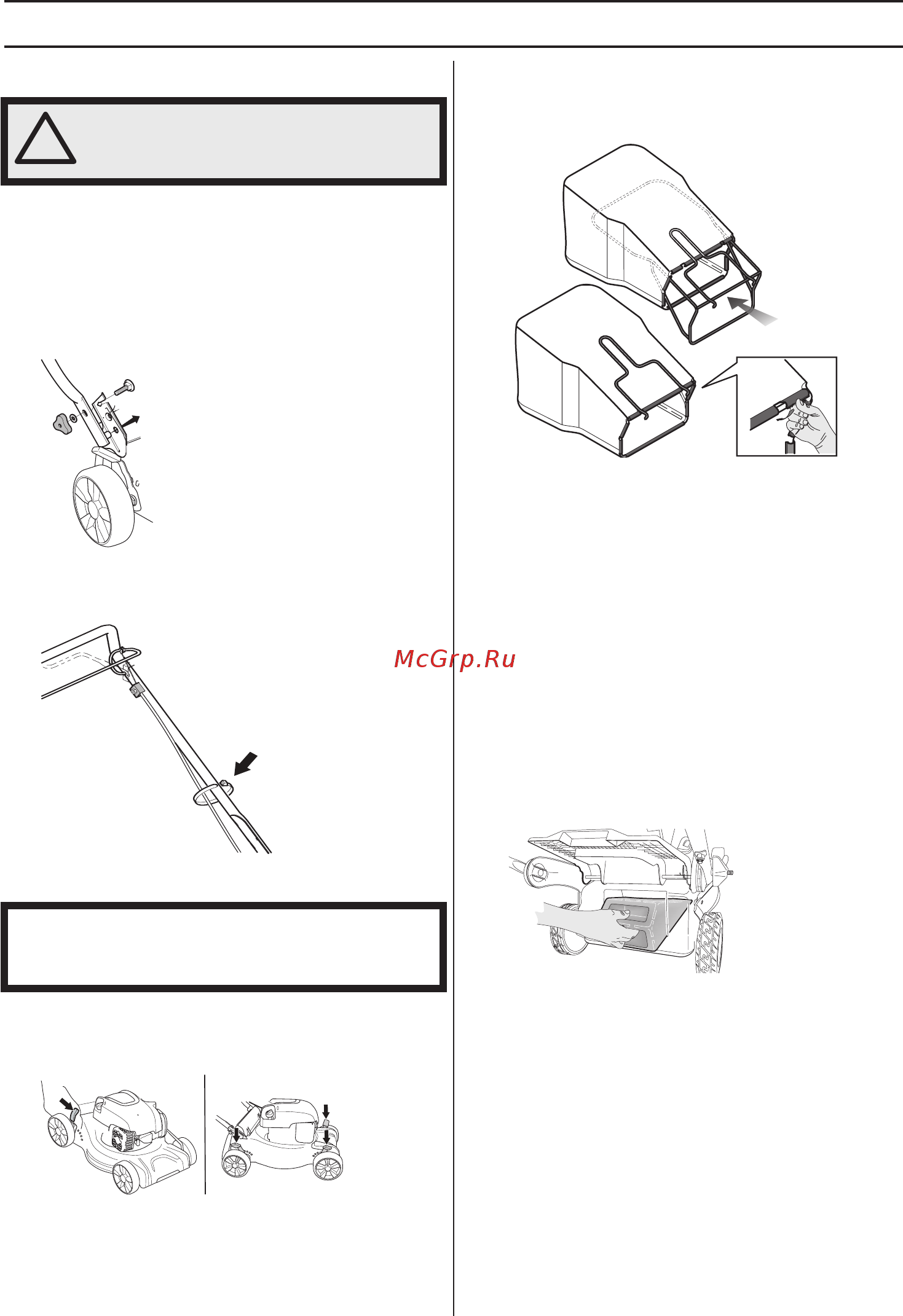 McCulloch M46-110R 9676216-01 [156/392] Montagem e ajustamentos